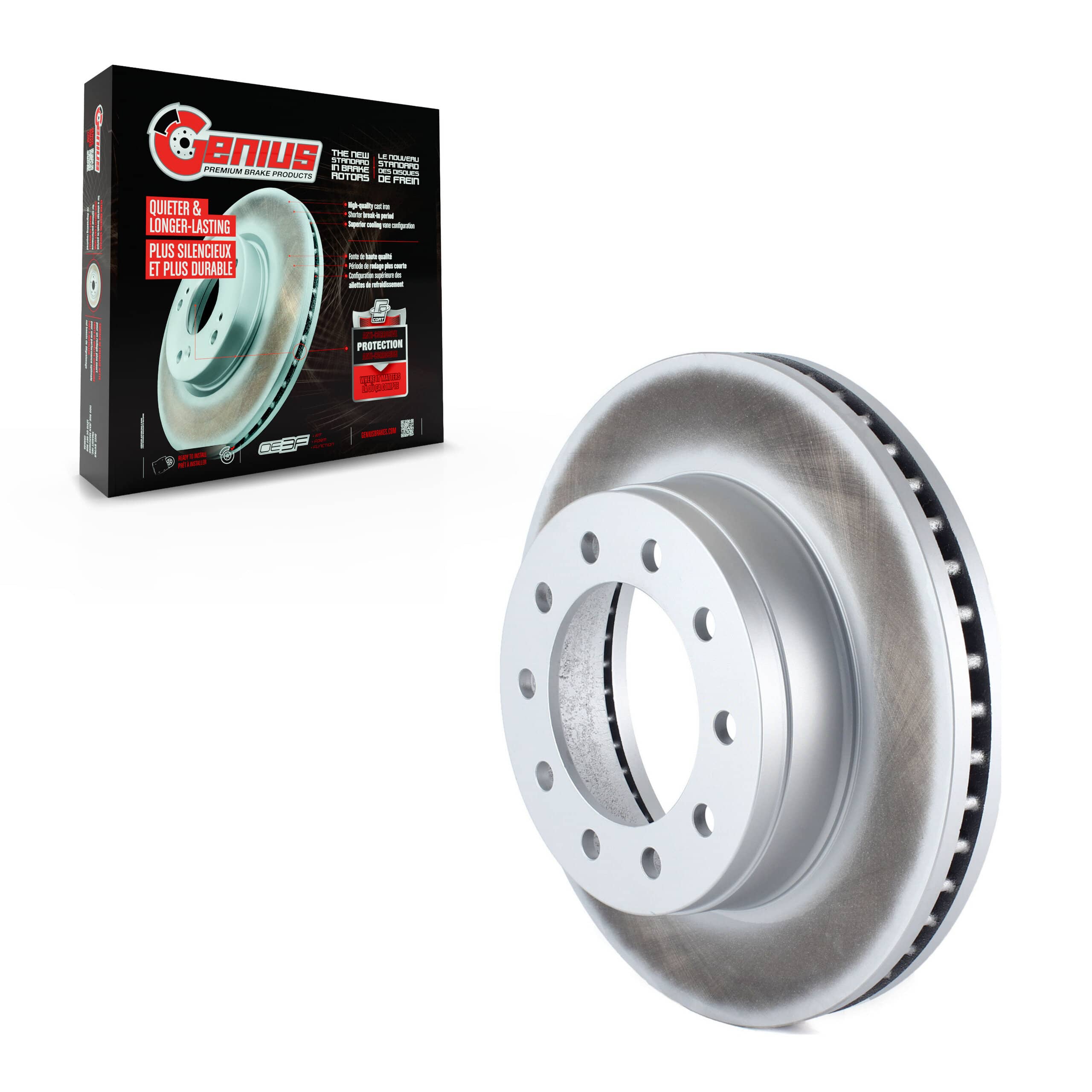 Genius - GCR-680305 - Front Disc Brake Rotor