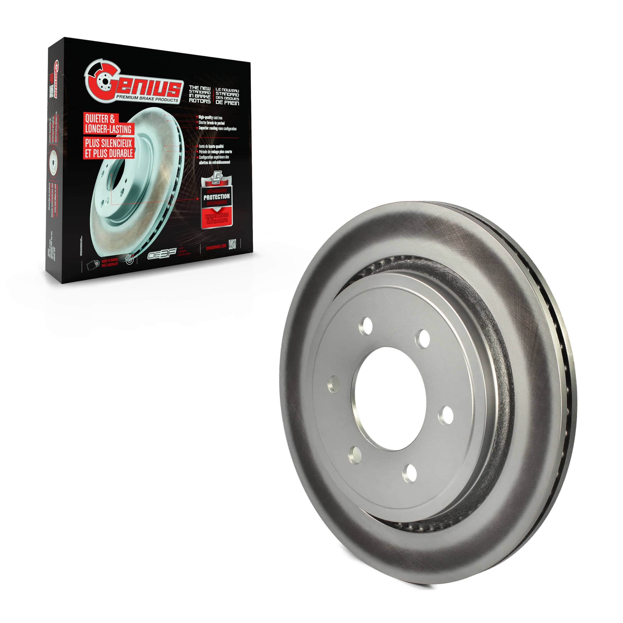 Genius - GCR-681951 - Rear Disc Brake Rotor