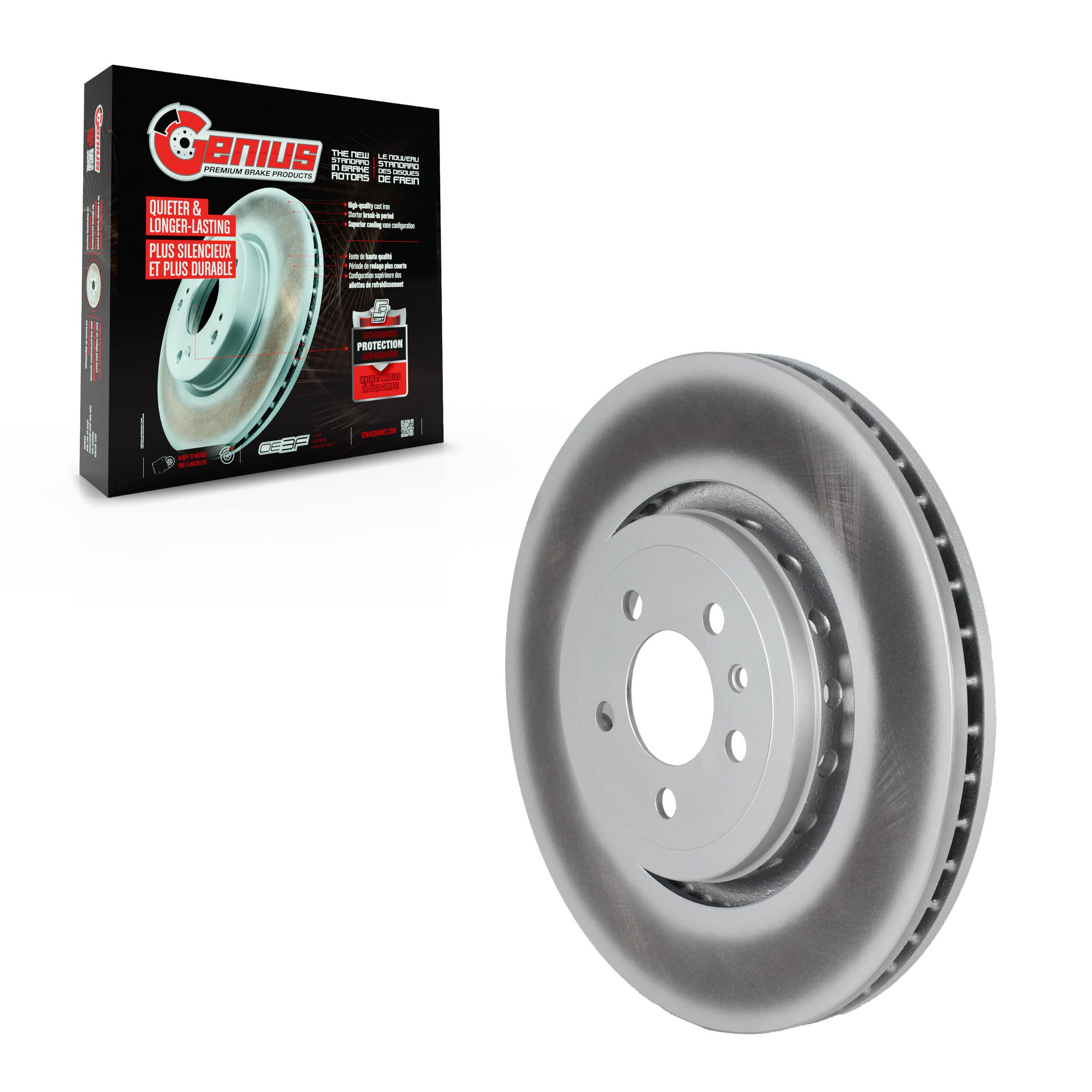 Genius - GCR-781774 - Front Disc Brake Rotor