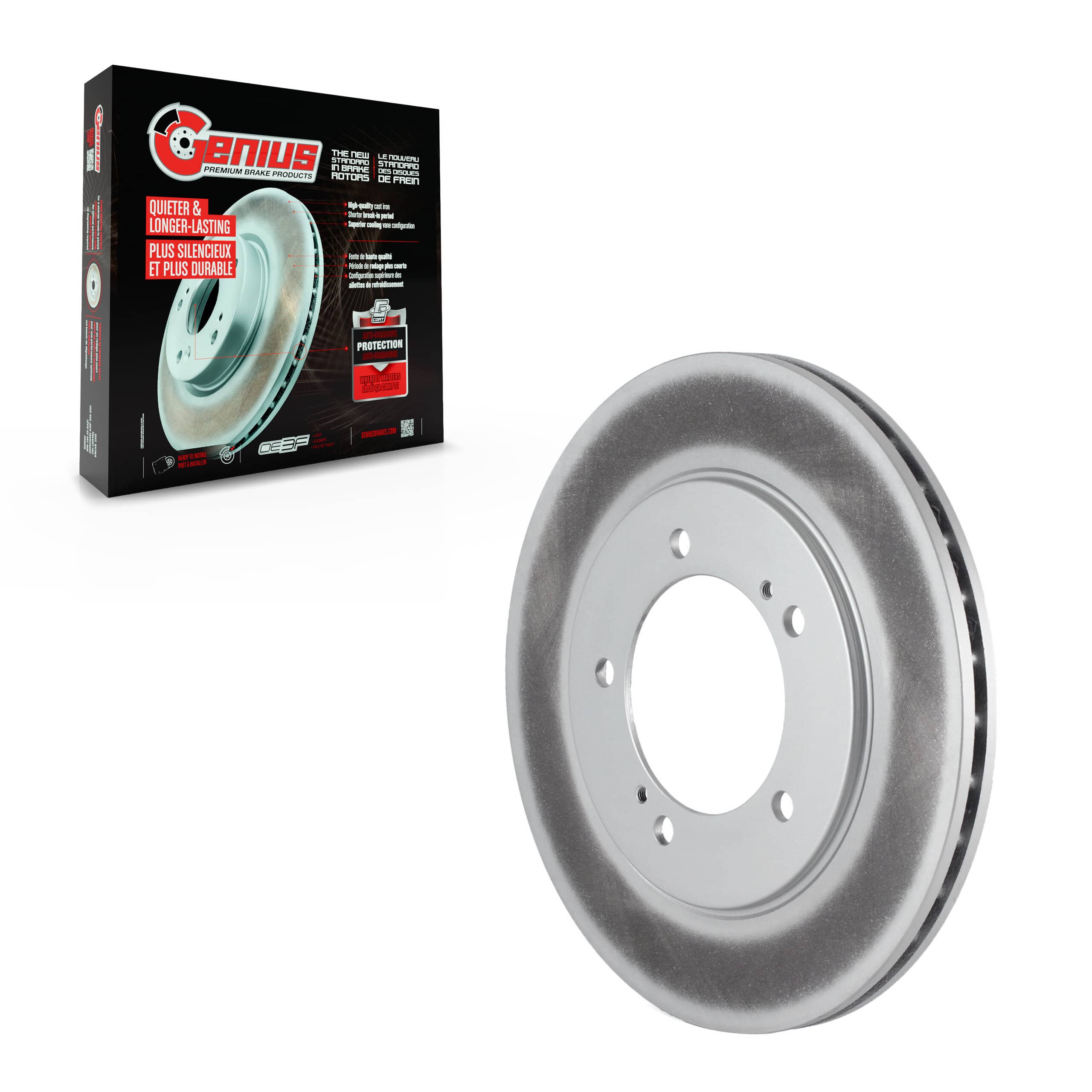 Genius - GCR-96922 - Front Disc Brake Rotor