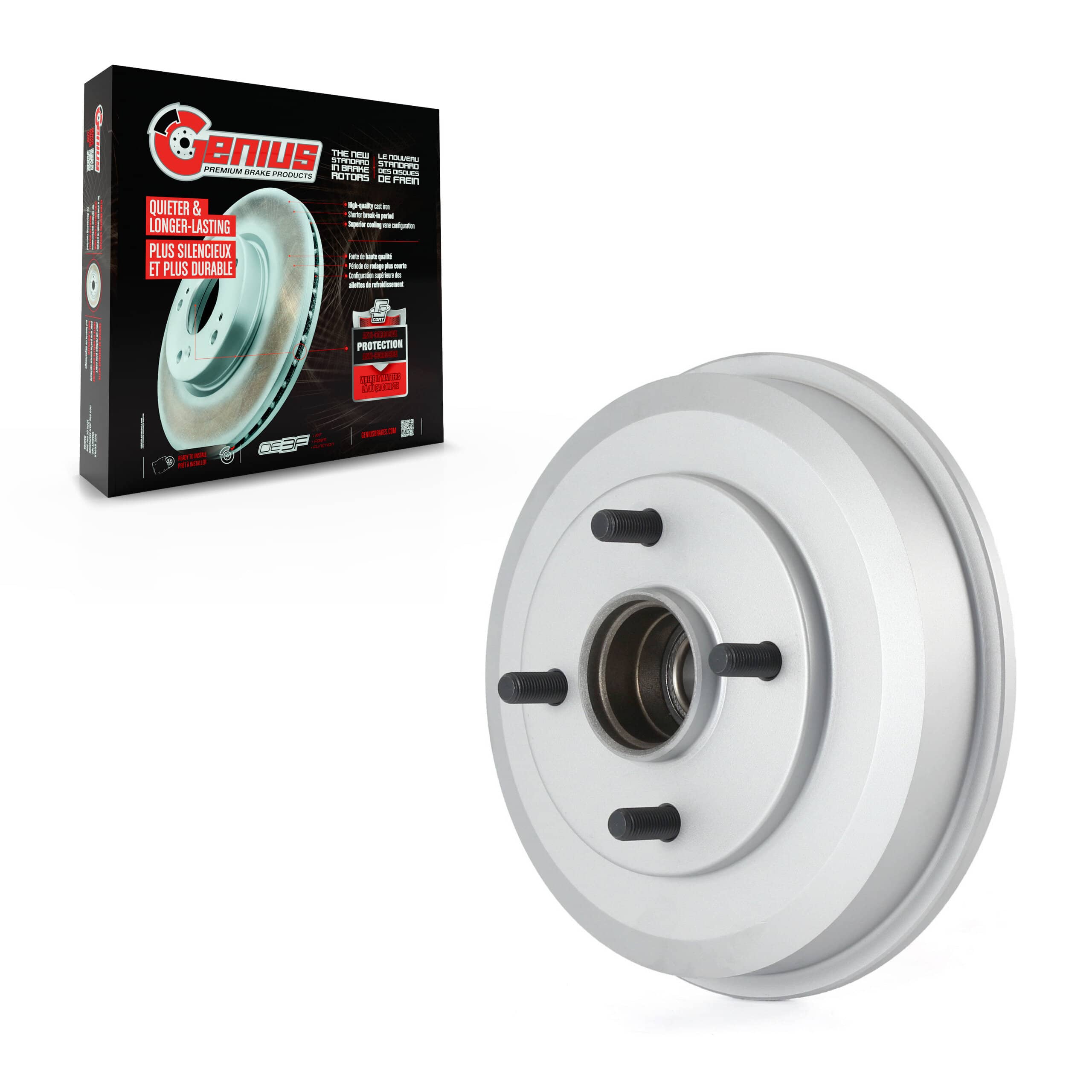 Genius - GCR-9763 - Rear Brake Drum