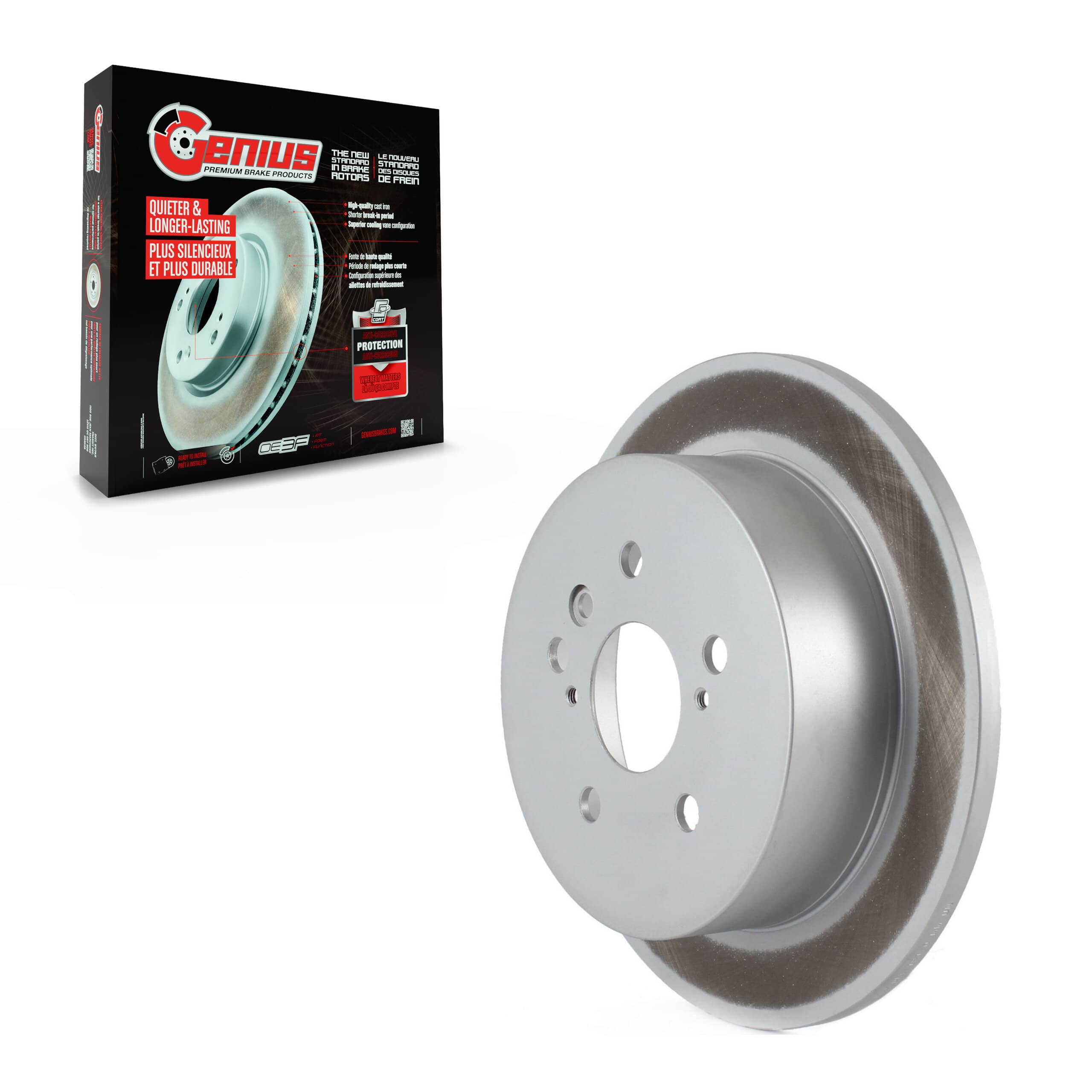 Genius - GCR-980213 - Rear Disc Brake Rotor
