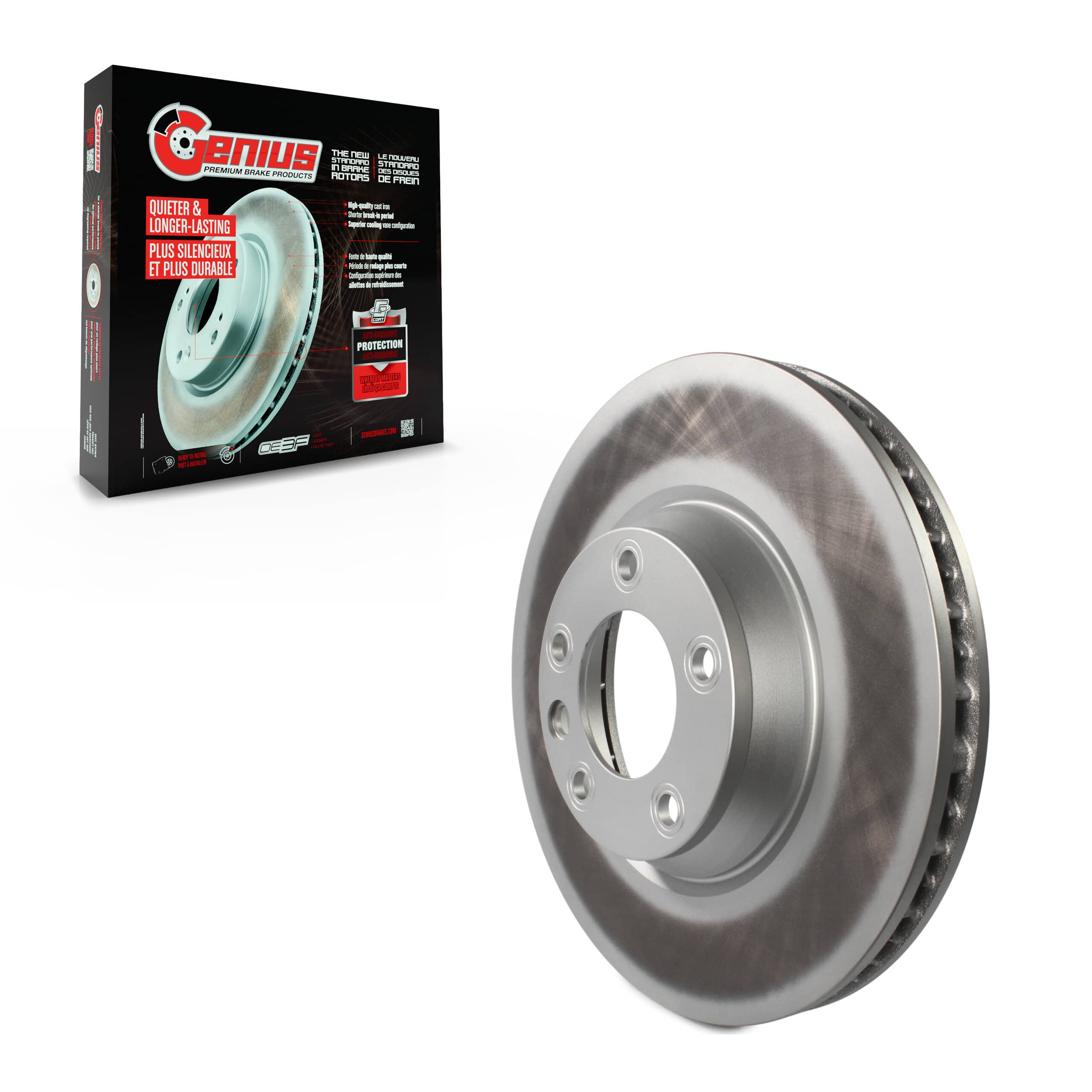 Genius - GCR-980311 - Front Left Disc Brake Rotor