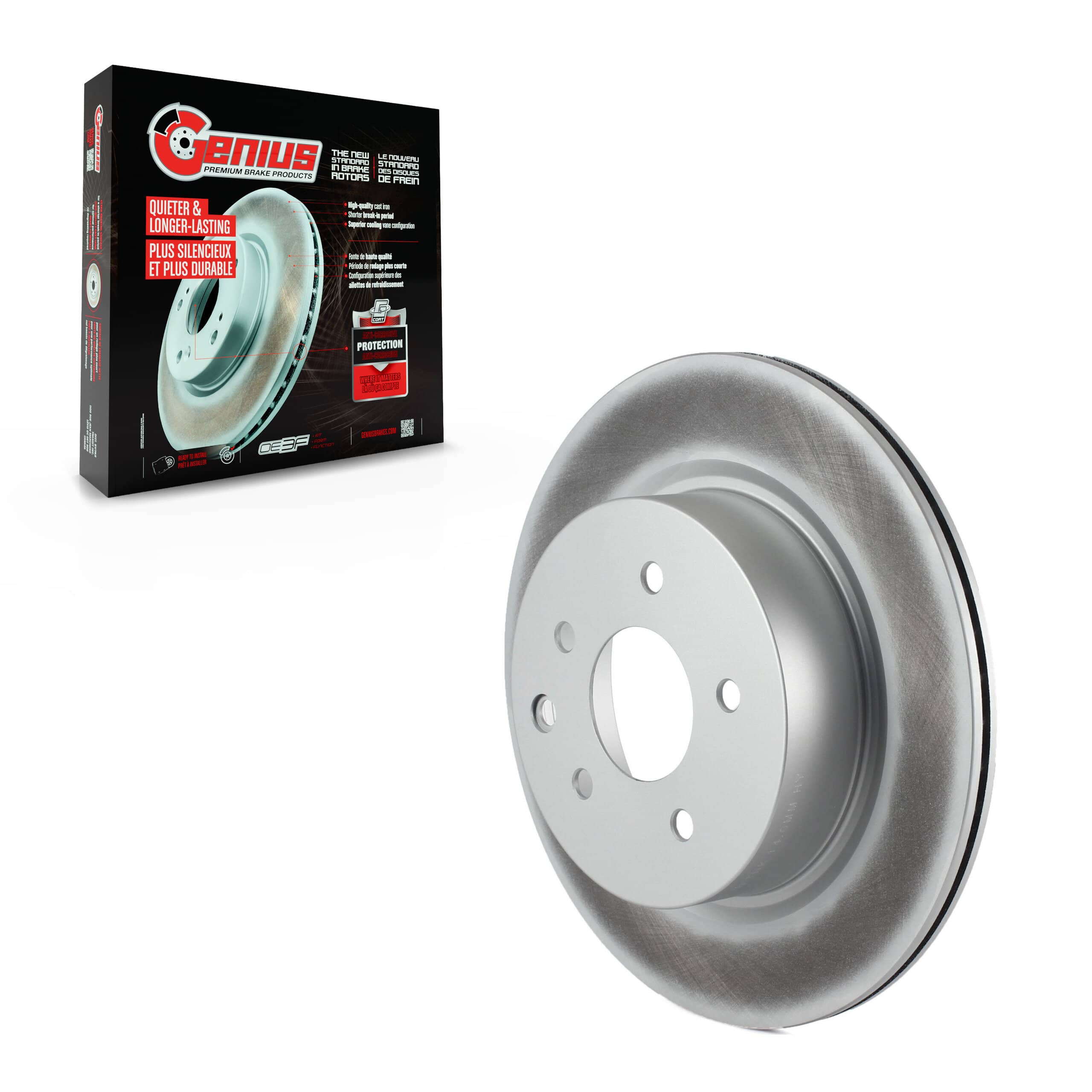 Genius - GCR-980333 - Rear Disc Brake Rotor