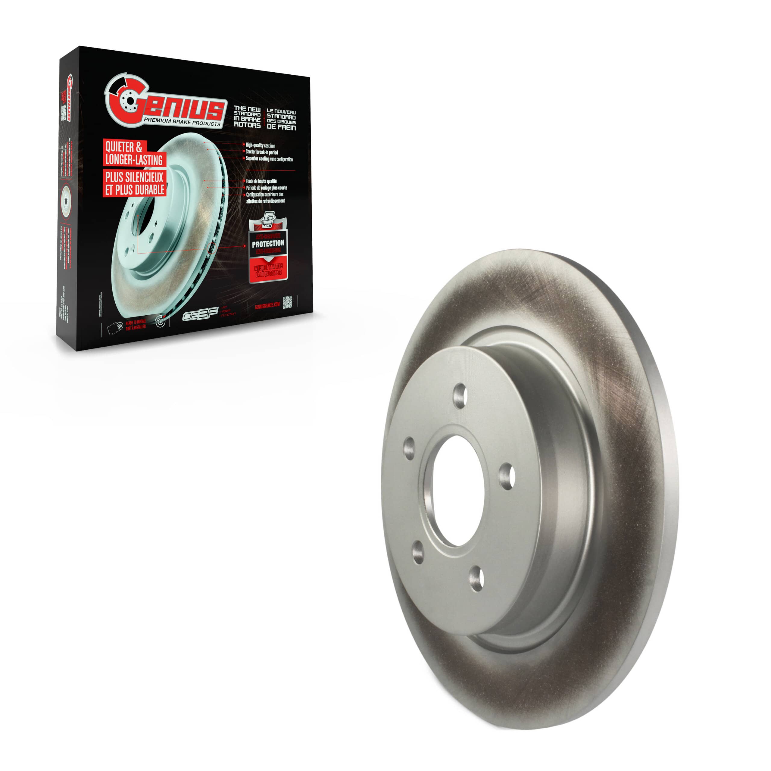 Genius - GCR-980550 - Rear Disc Brake Rotor