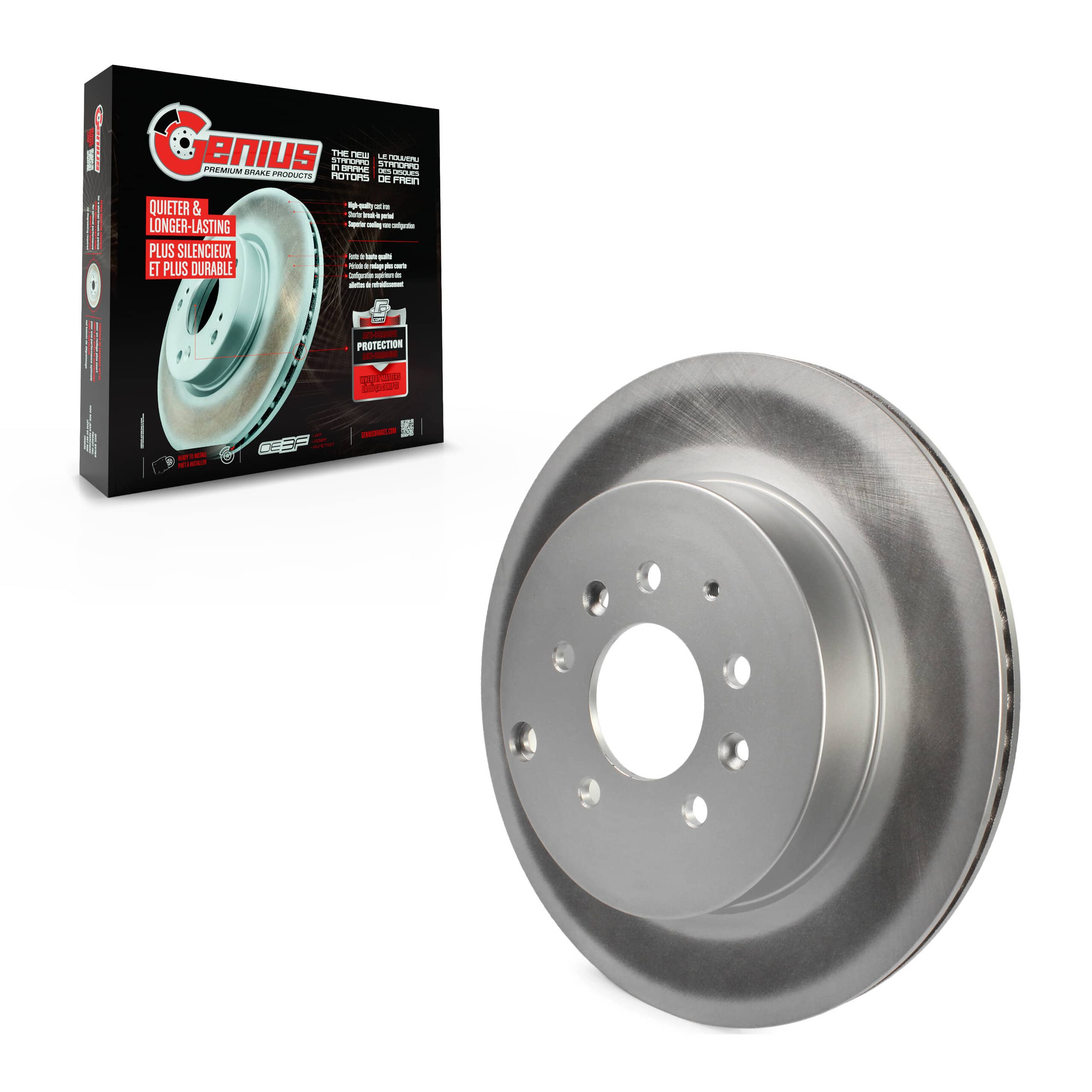 Genius - GCR-980579 - Rear Disc Brake Rotor