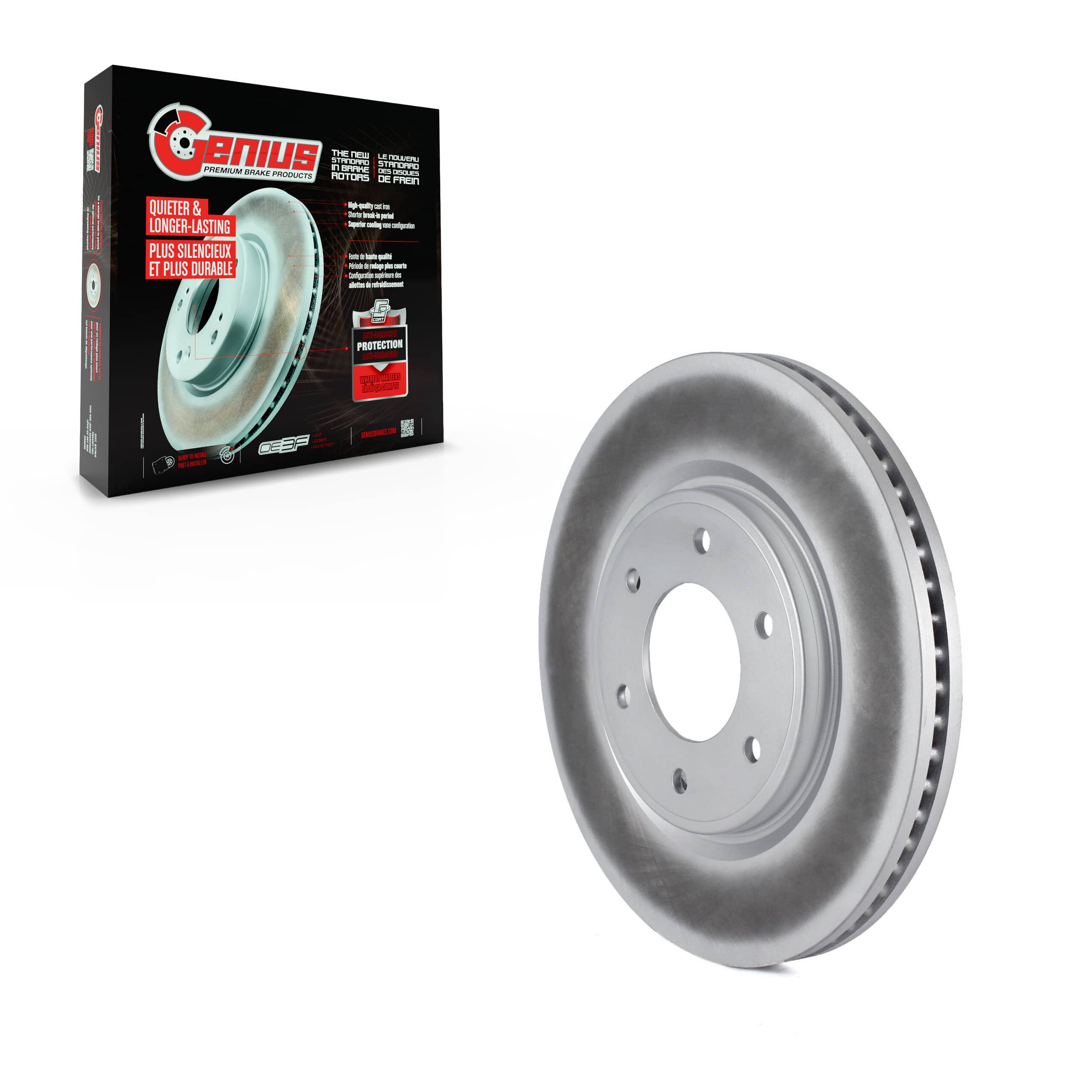 Genius - GCR-980630 - Front Disc Brake Rotor