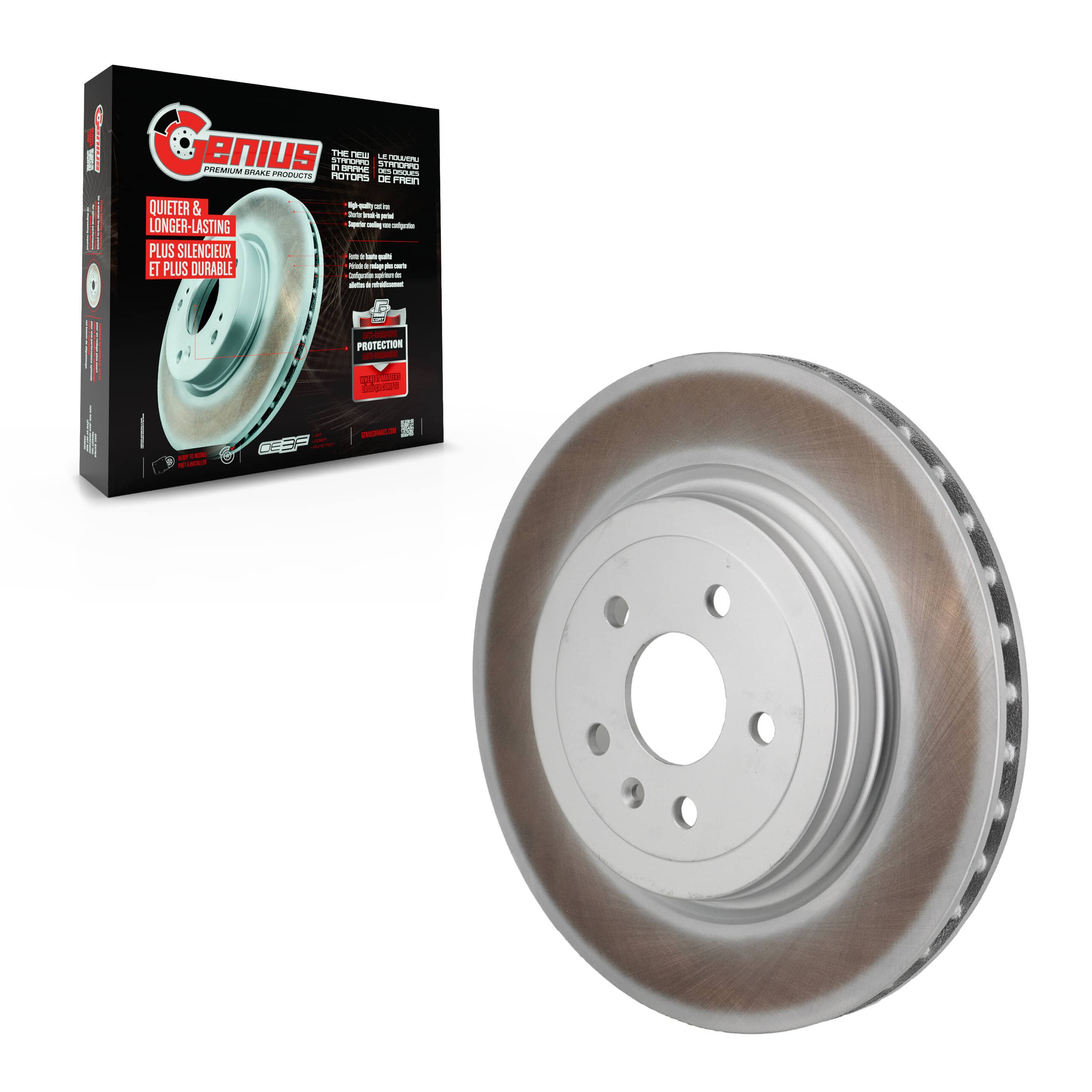 Genius - GCR-982506 - Rear Disc Brake Rotor
