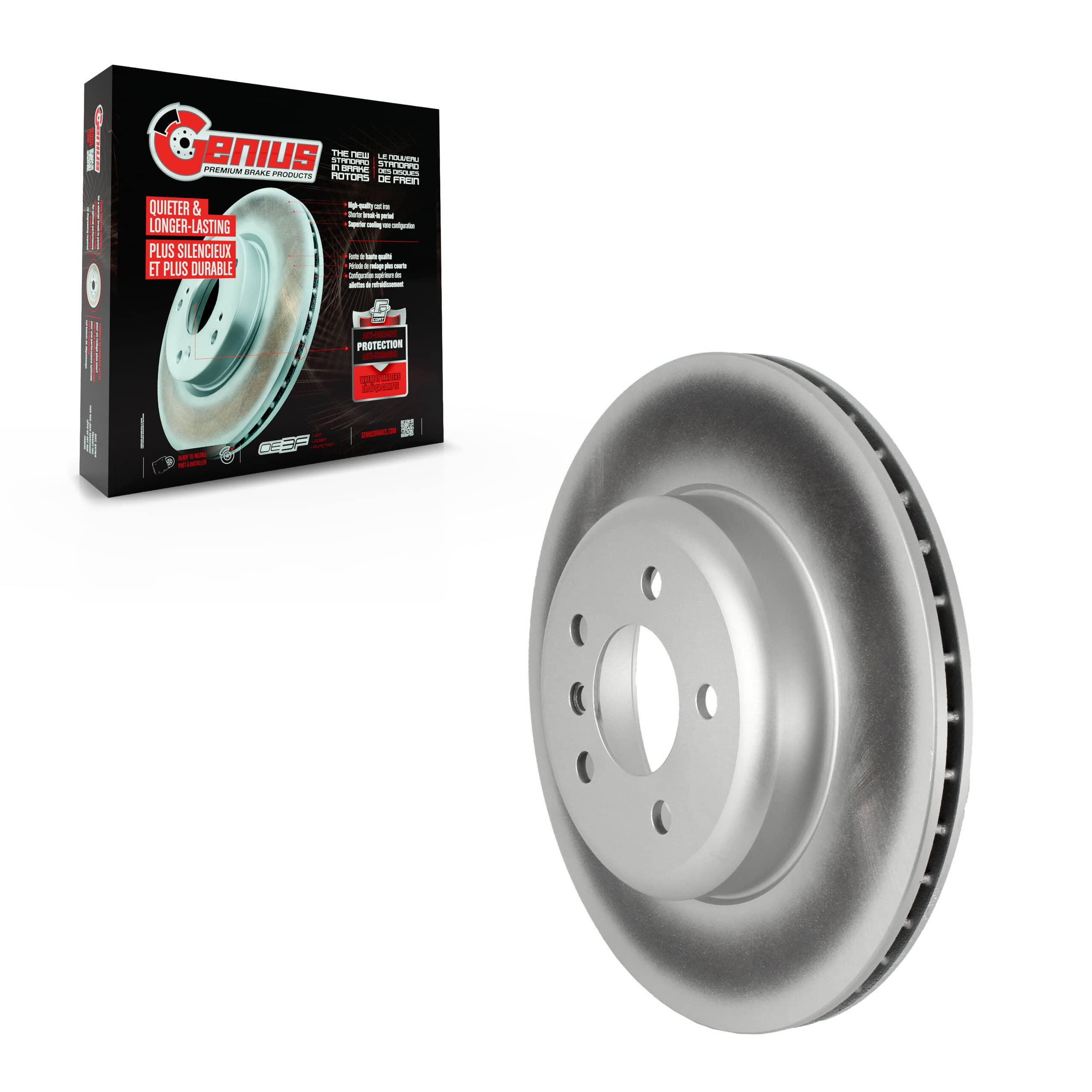 Genius - GCR-G8116 - Rear Disc Brake Rotor