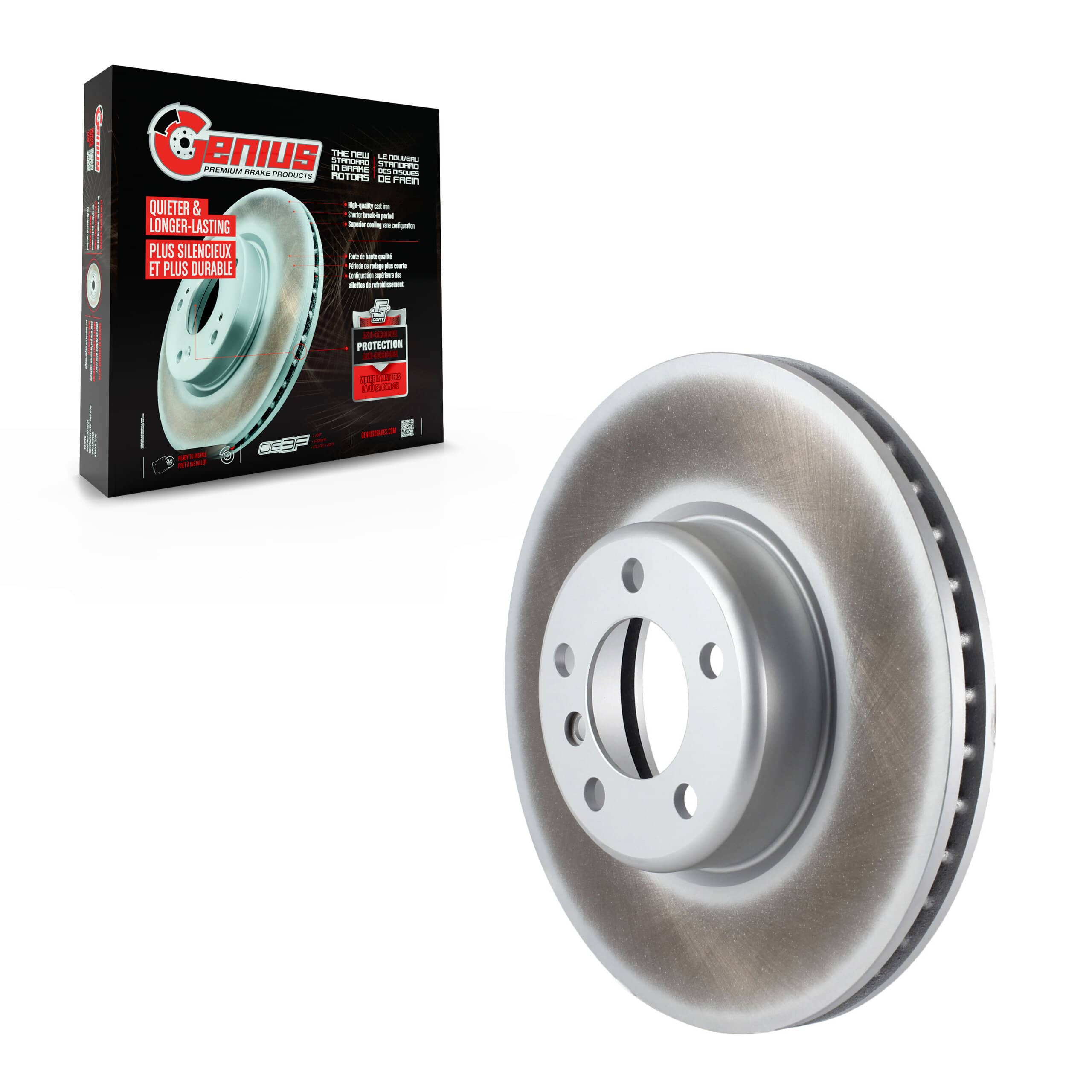 Genius - GCR-G8168 - Front Disc Brake Rotor