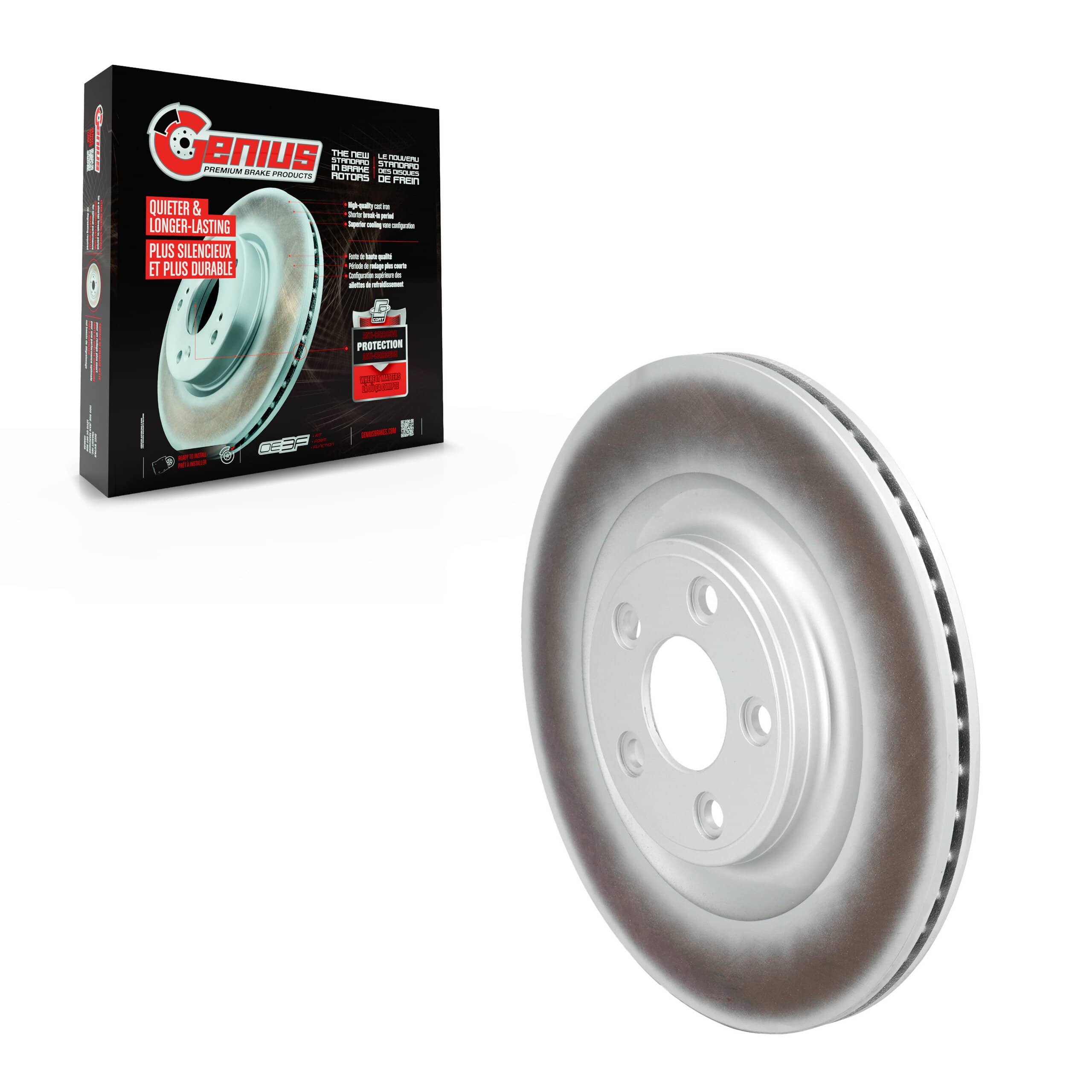 Genius - GCR-G8453 - Rear Disc Brake Rotor