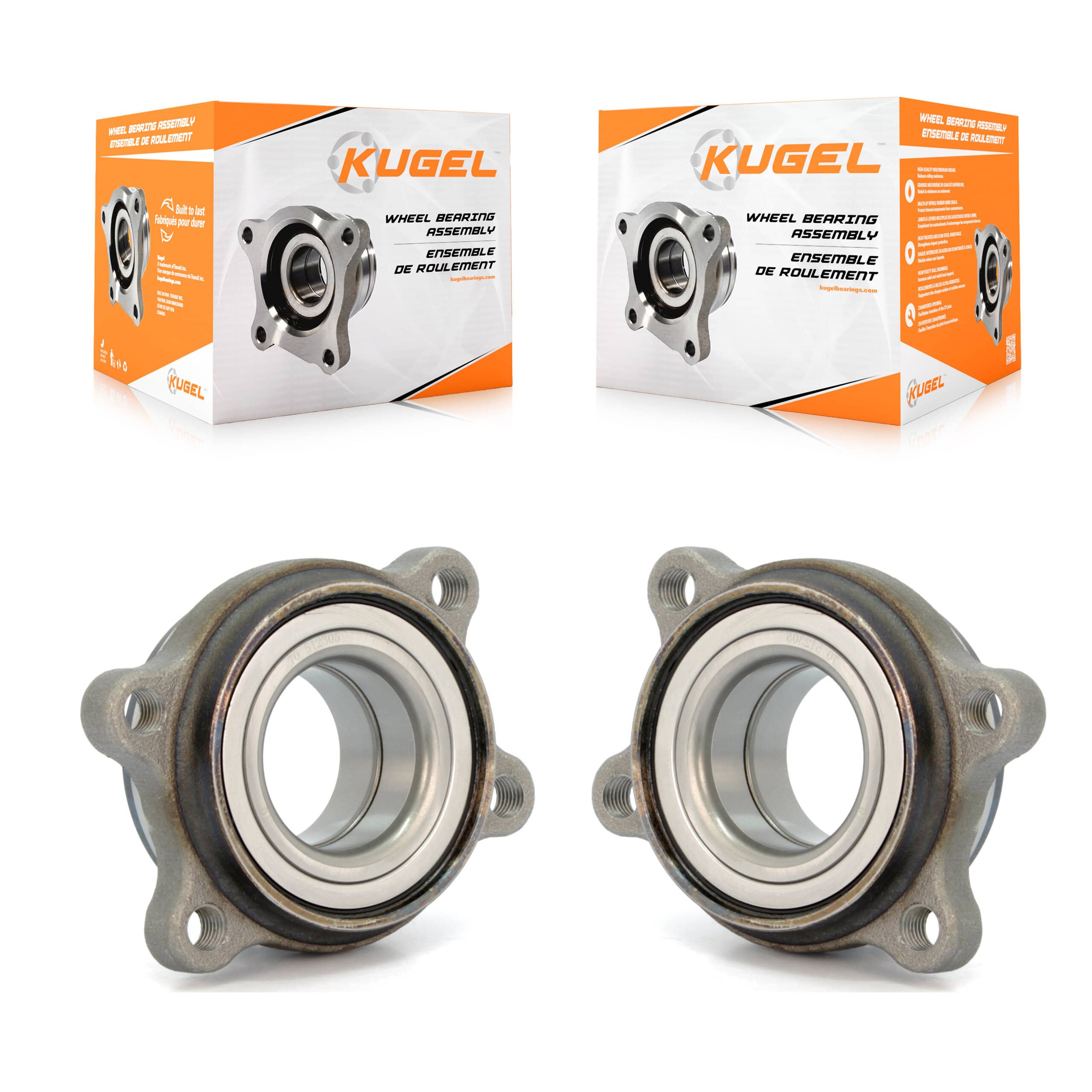 Kugel - K70-102249 - Front Wheel Bearing Assembly Kits