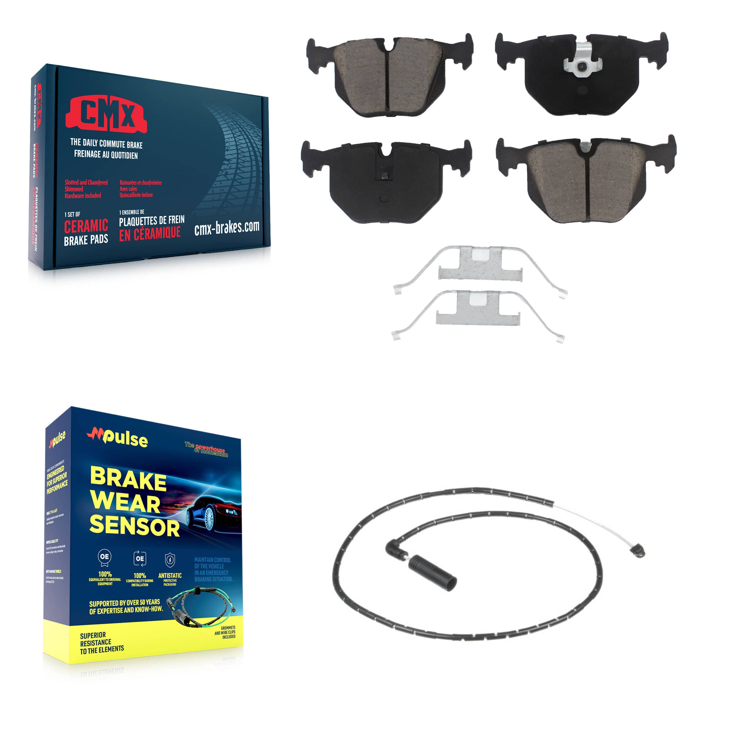 CMX - KCW-100763 - Rear Disc Brake Pad Kits