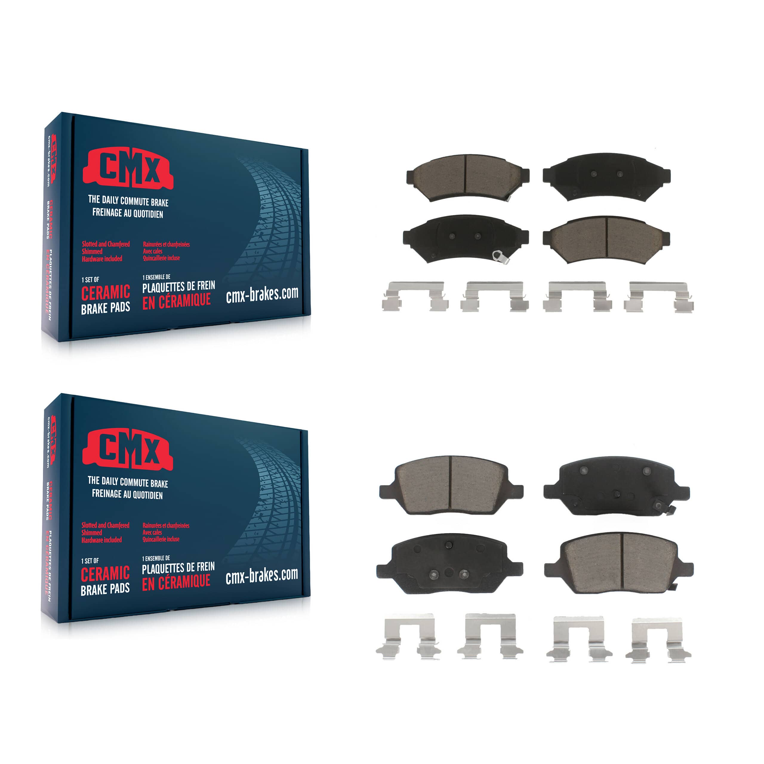 CMX - KCX-100015 - Front and Rear Disc Brake Pad Kits