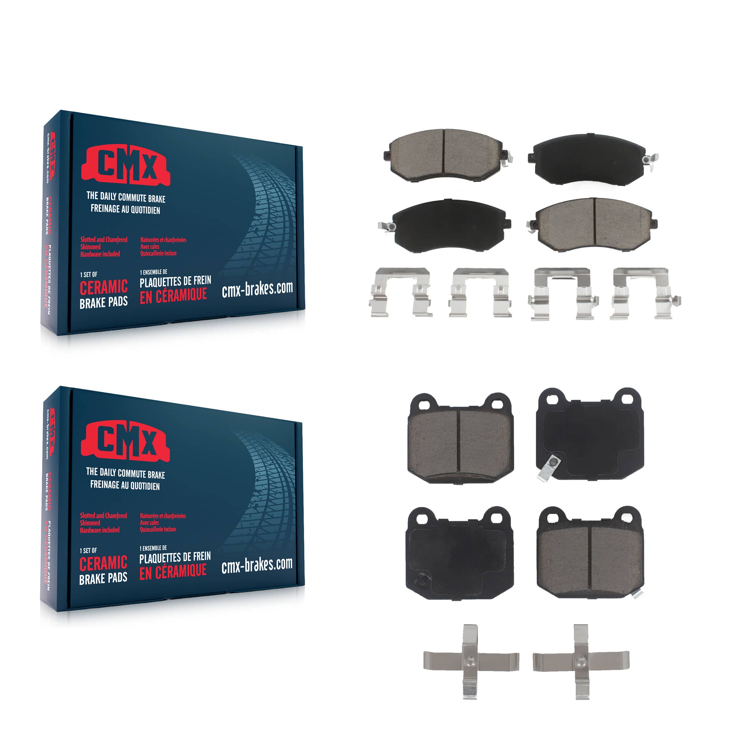 CMX - KCX-100554 - Front and Rear Disc Brake Pad Kits