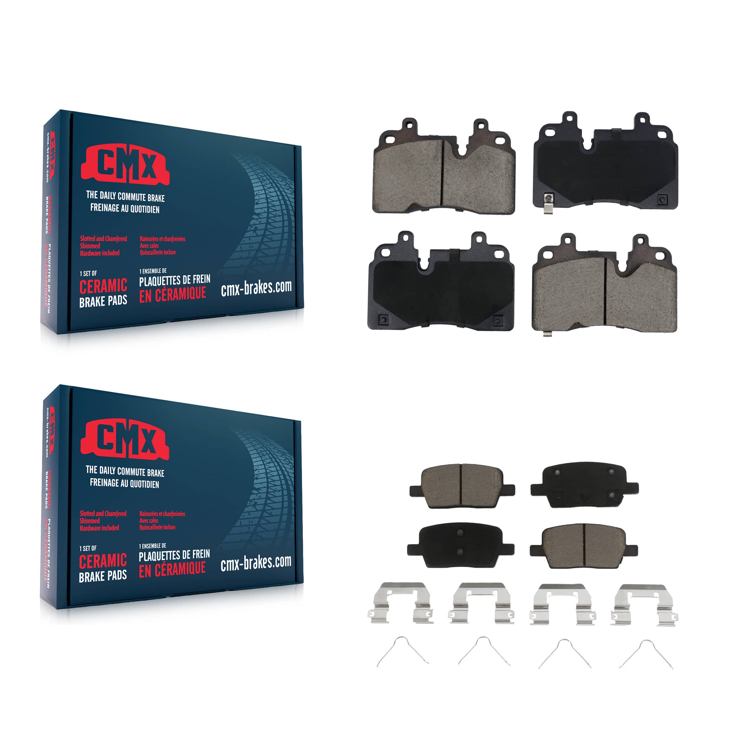 CMX - KCX-100623 - Front and Rear Disc Brake Pad Kits