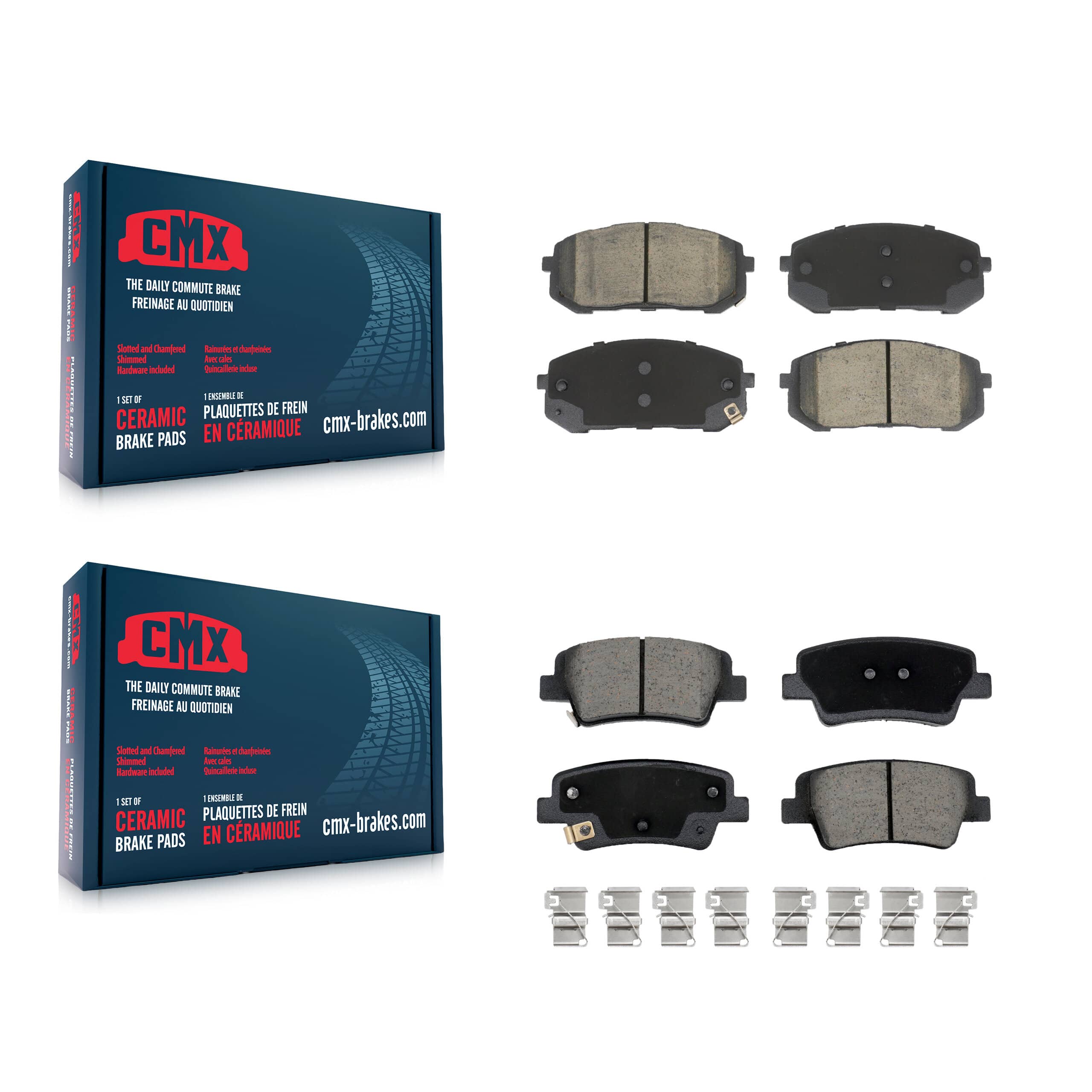 CMX - KCX-100657 - Front and Rear Disc Brake Pad Kits