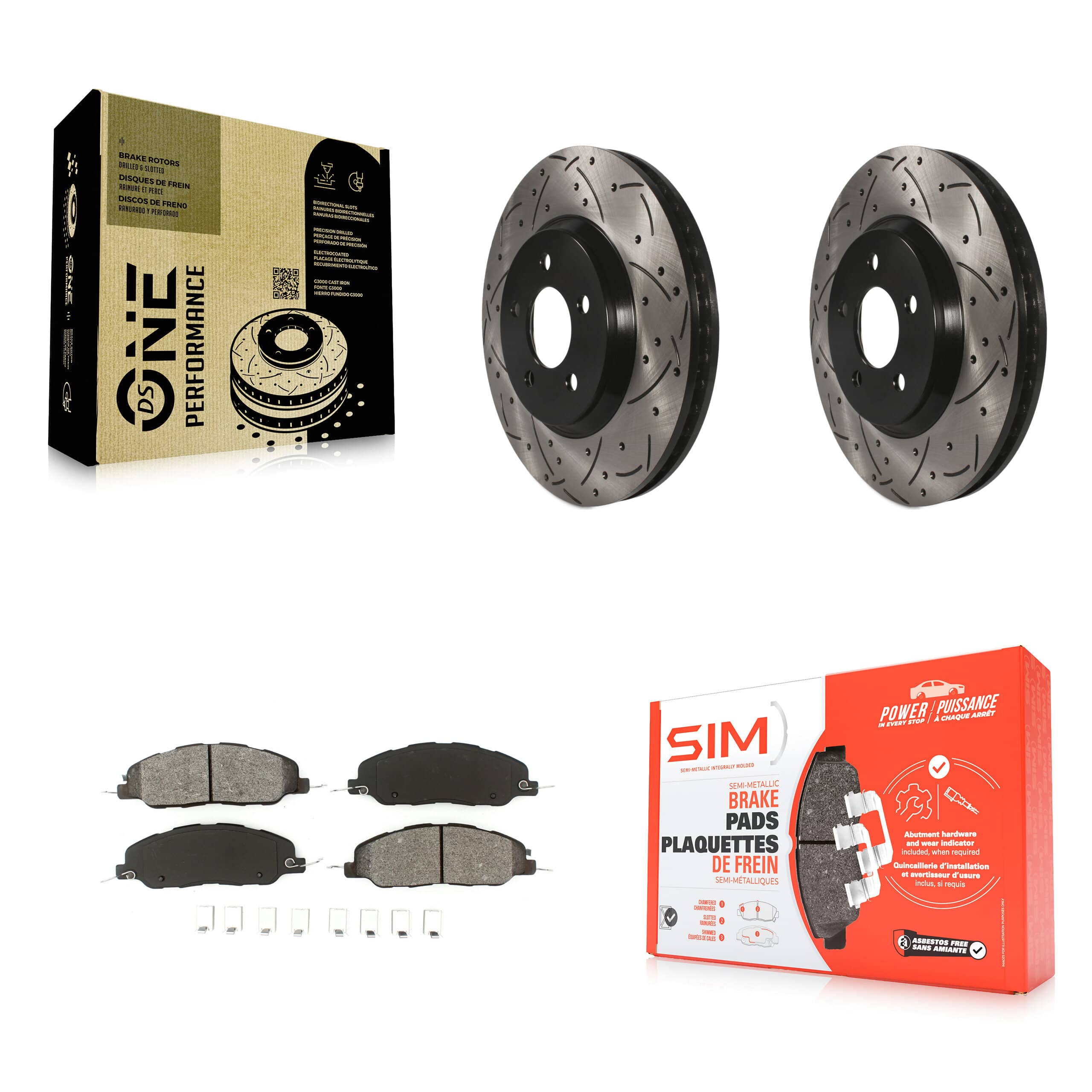 Transit Auto - KDS-100016 - Front Disc Brake Kits