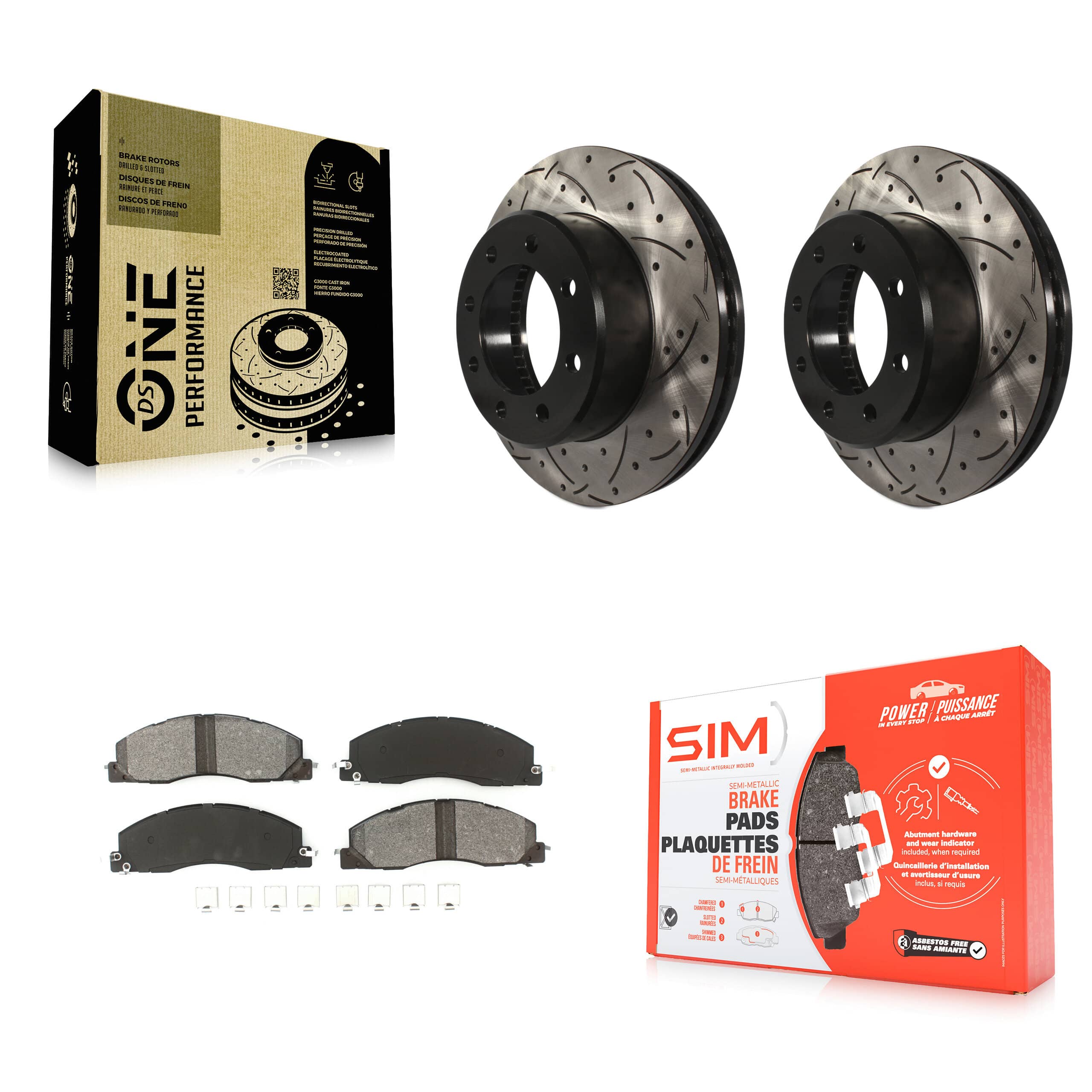 Transit Auto - KDS-100042 - Front Disc Brake Kits