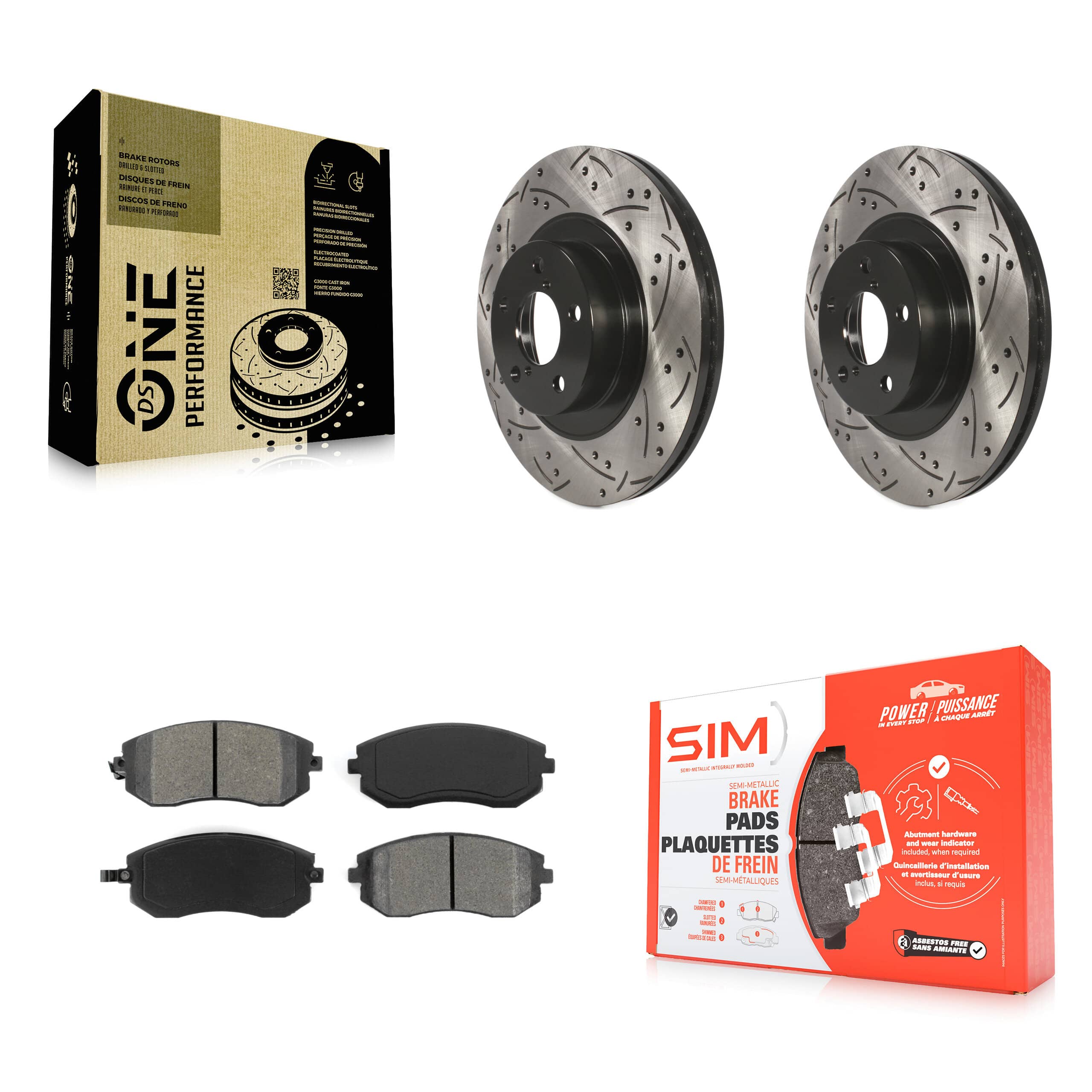 Transit Auto - KDS-100068 - Front Disc Brake Kits