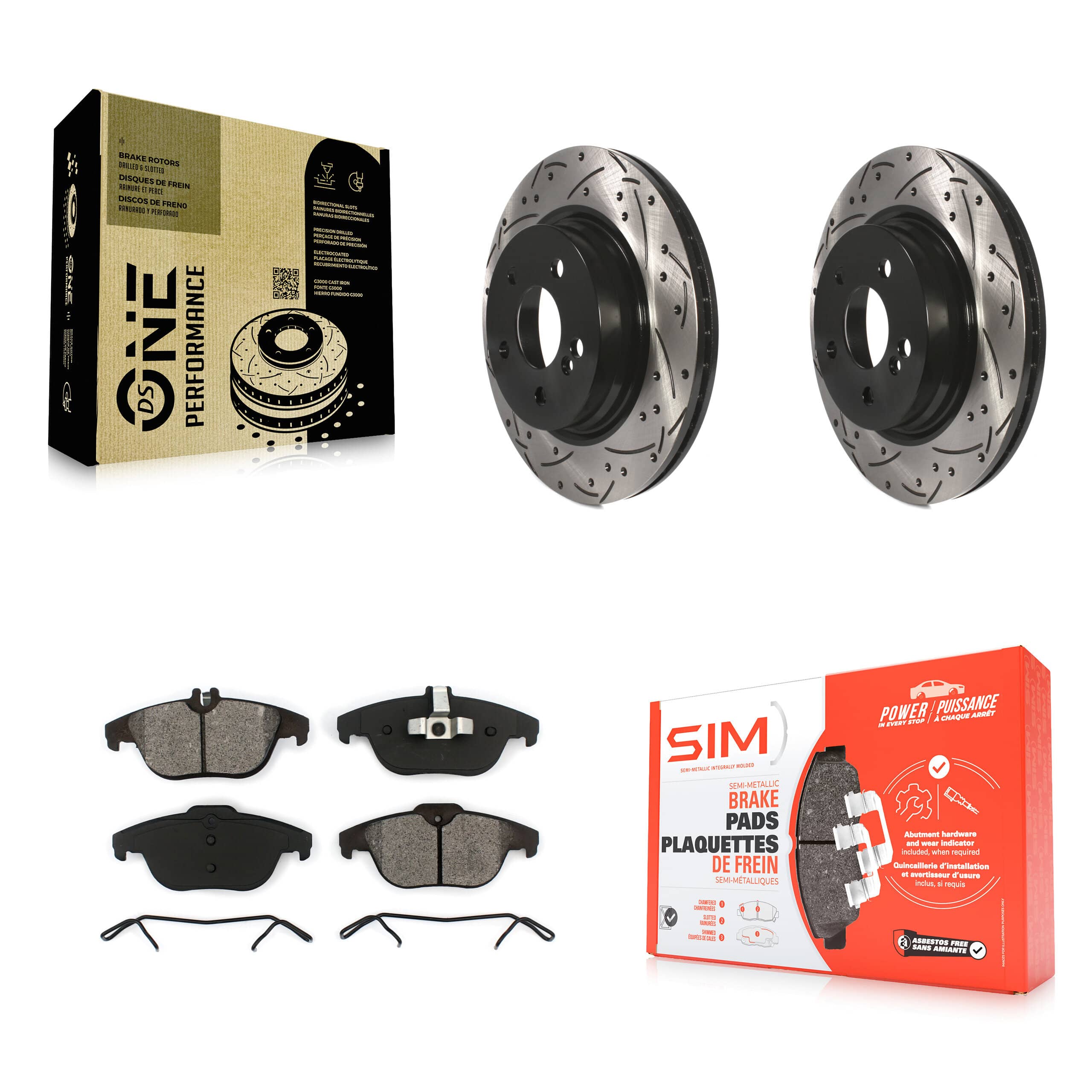 Transit Auto - KDS-100490 - Rear Disc Brake Kits