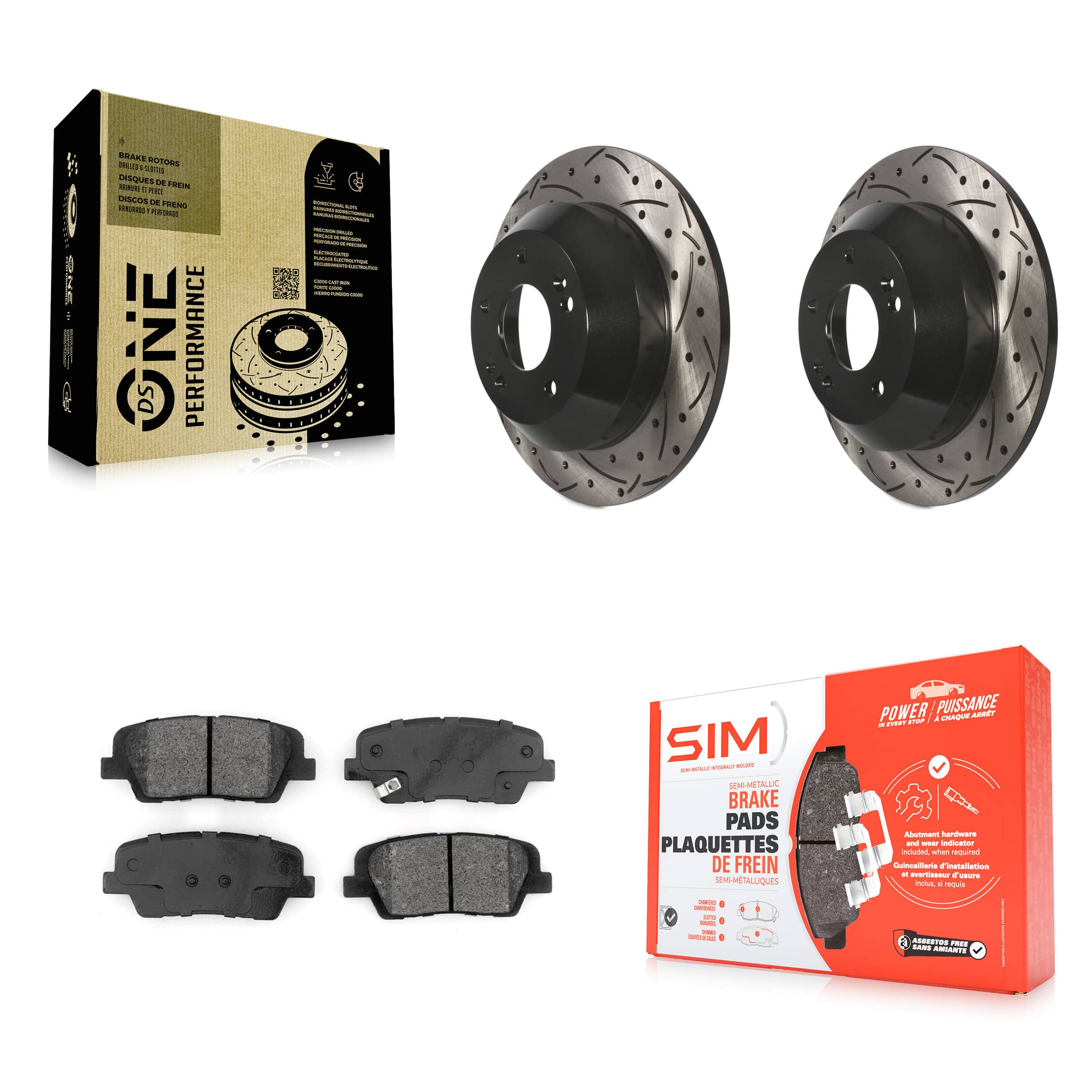 Transit Auto - KDS-100557 - Rear Disc Brake Kits