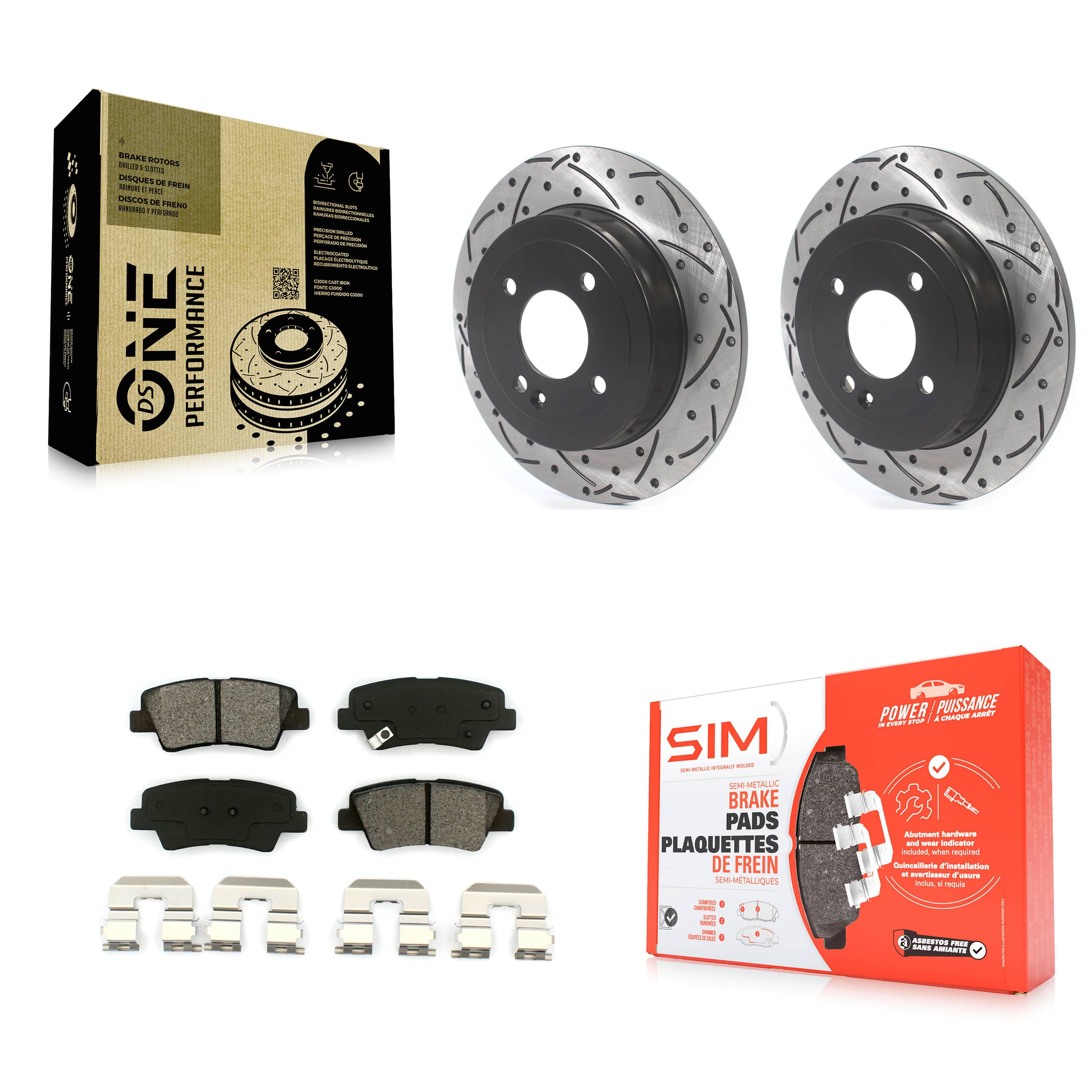 Transit Auto - KDS-100592 - Rear Disc Brake Kits