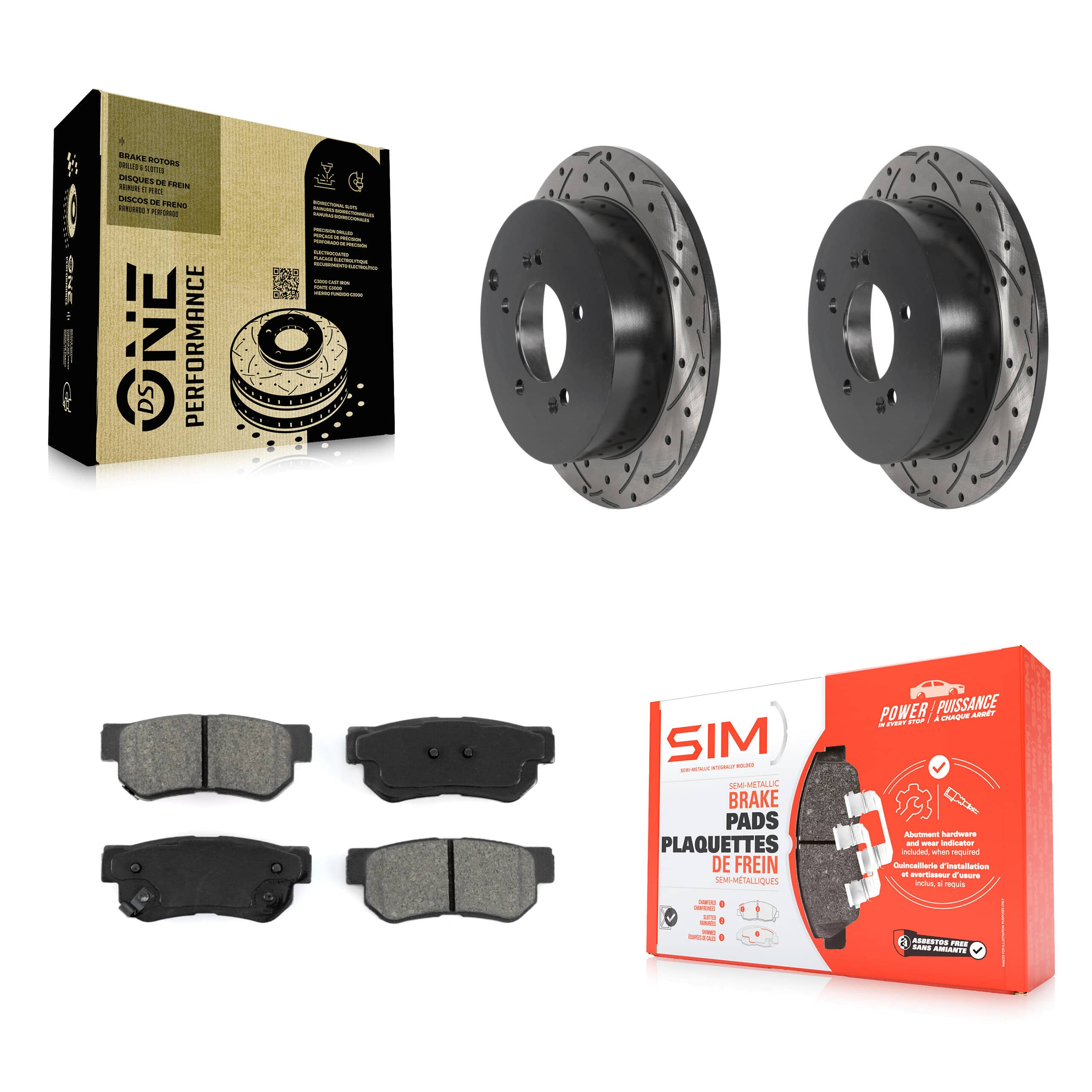 Transit Auto - KDS-100792 - Rear Disc Brake Kits