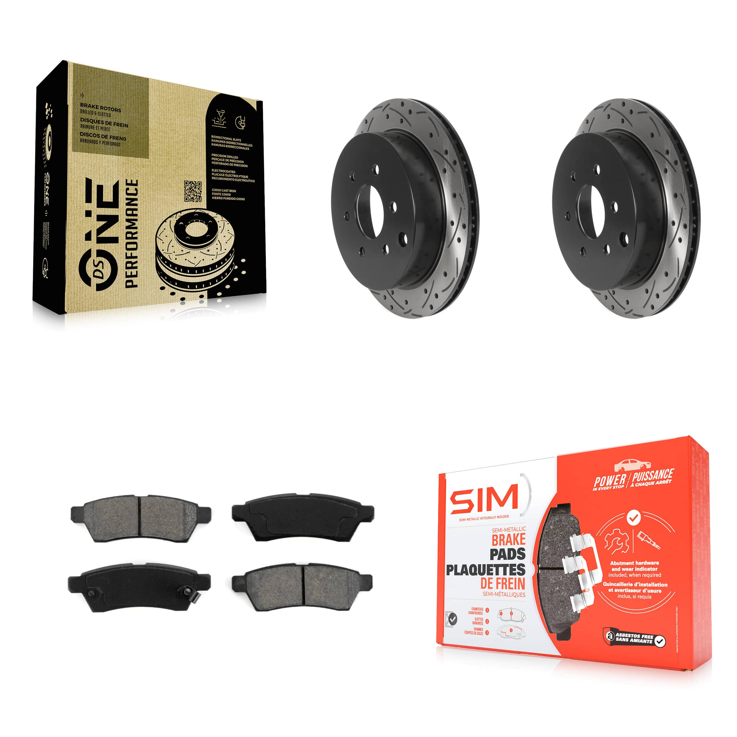 Transit Auto - KDS-100800 - Rear Disc Brake Kits