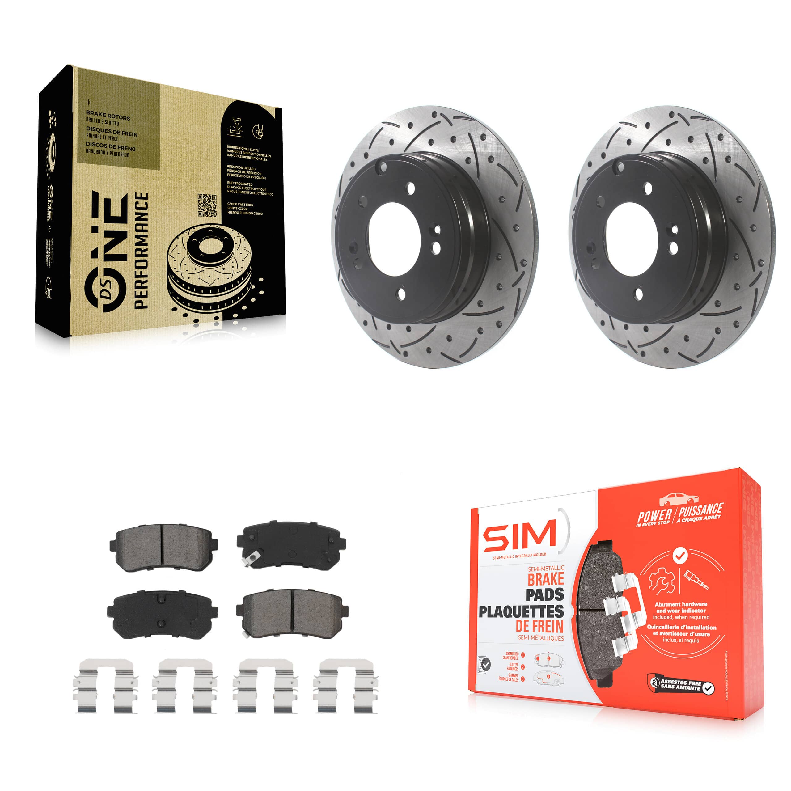 Transit Auto - KDS-100804 - Rear Disc Brake Kits