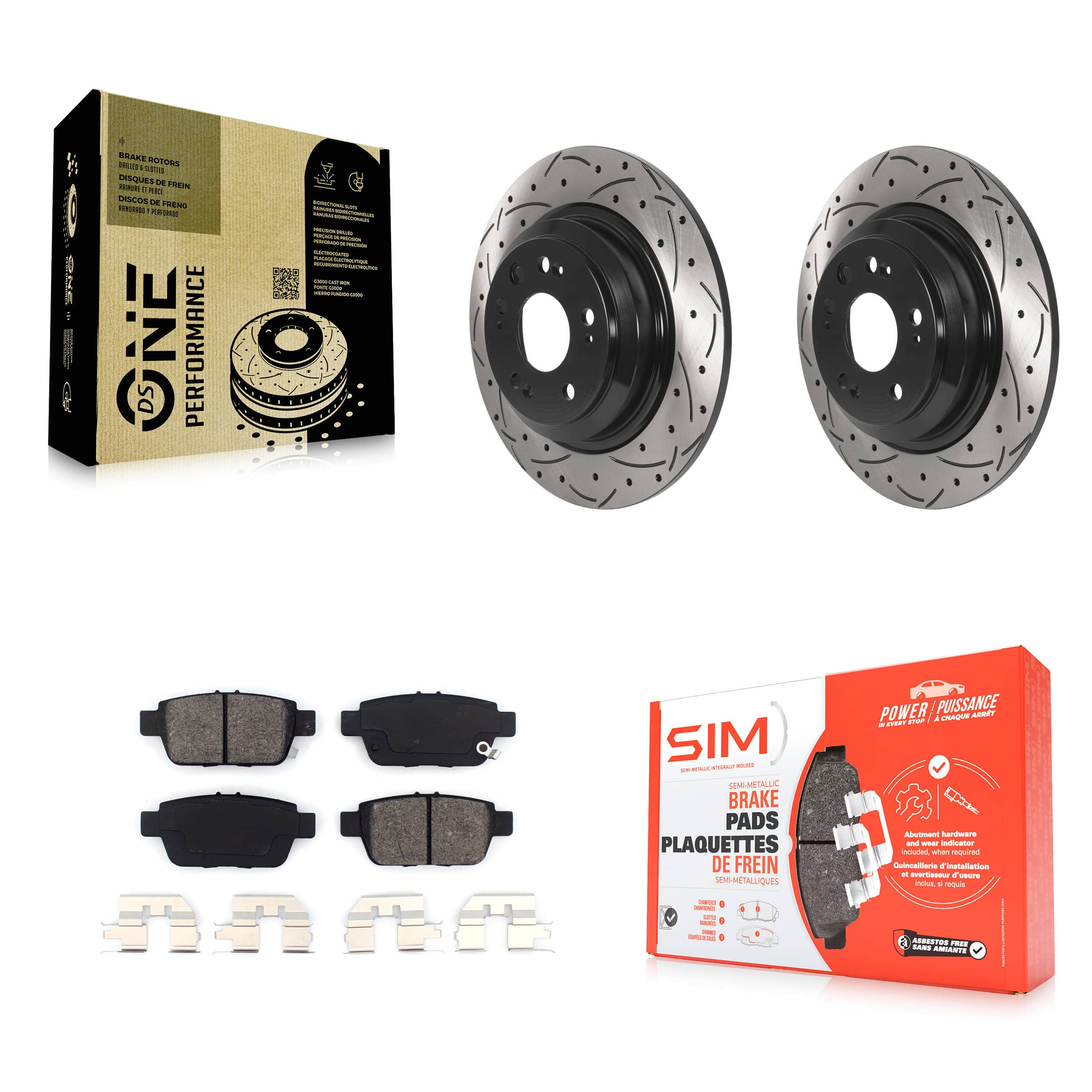 Transit Auto - KDS-100813 - Rear Disc Brake Kits