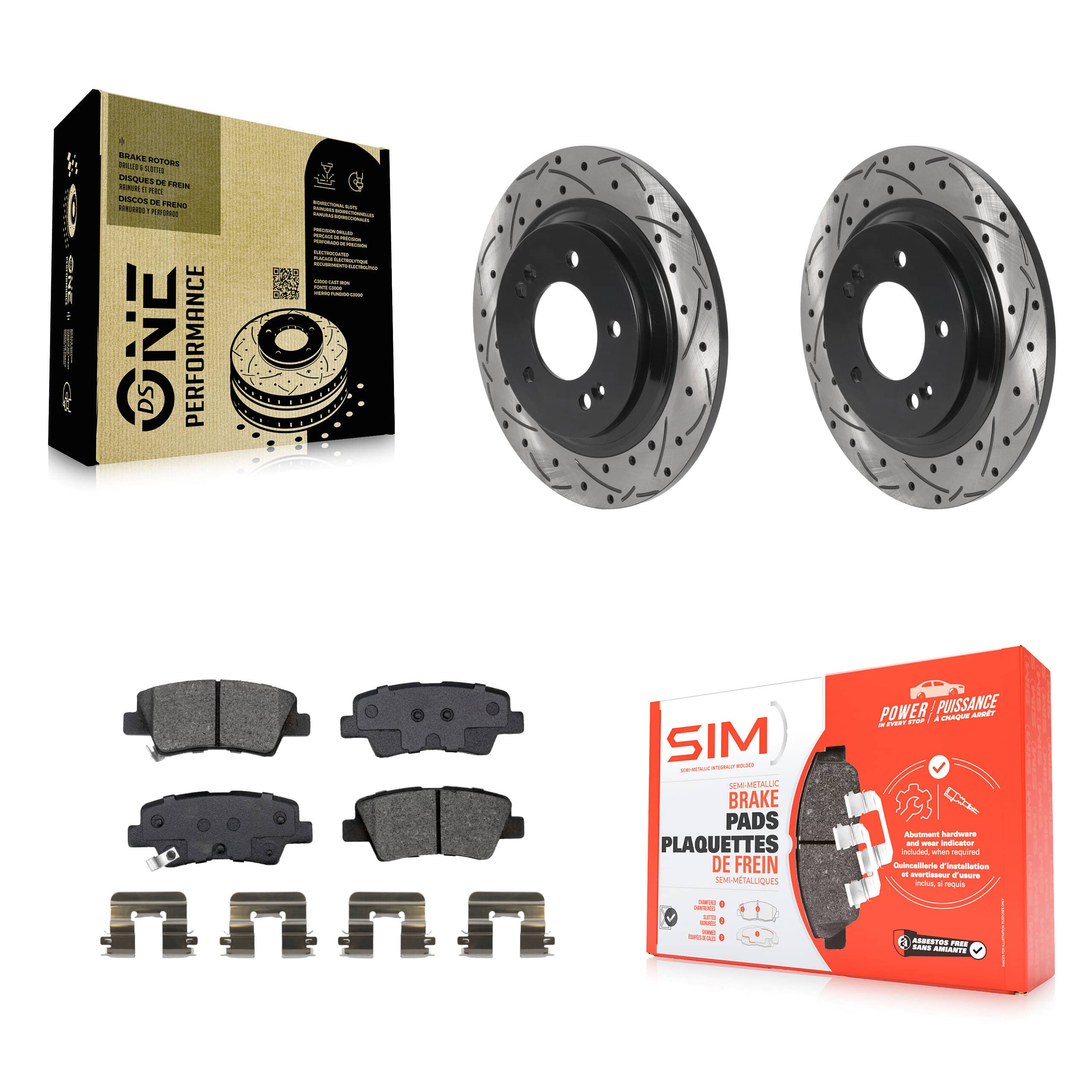 Transit Auto - KDS-100824 - Rear Disc Brake Kits