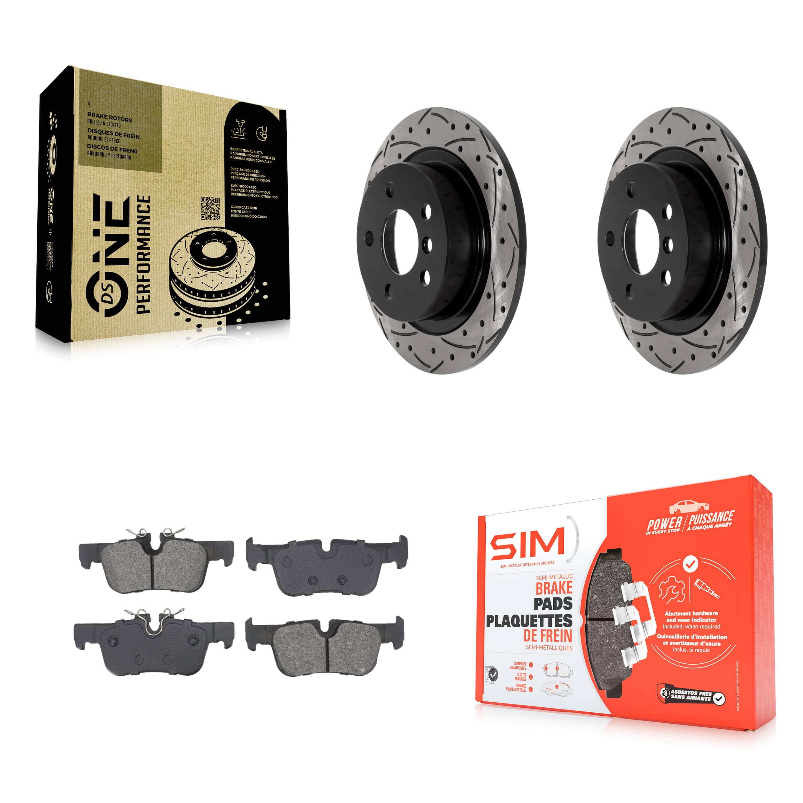 Transit Auto - KDS-101073 - Rear Disc Brake Kits