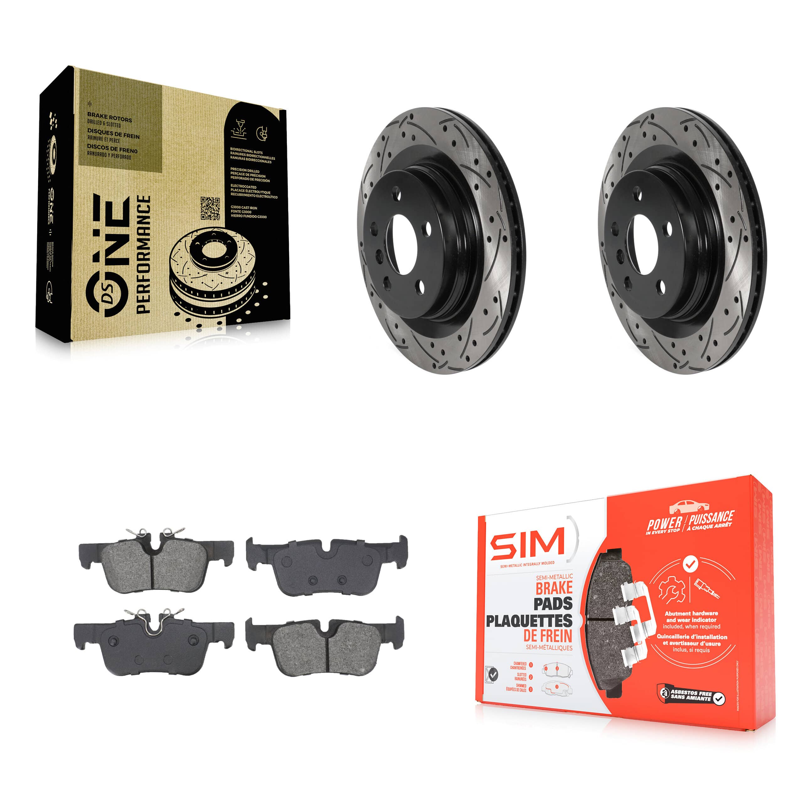 Transit Auto - KDS-101074 - Rear Disc Brake Kits
