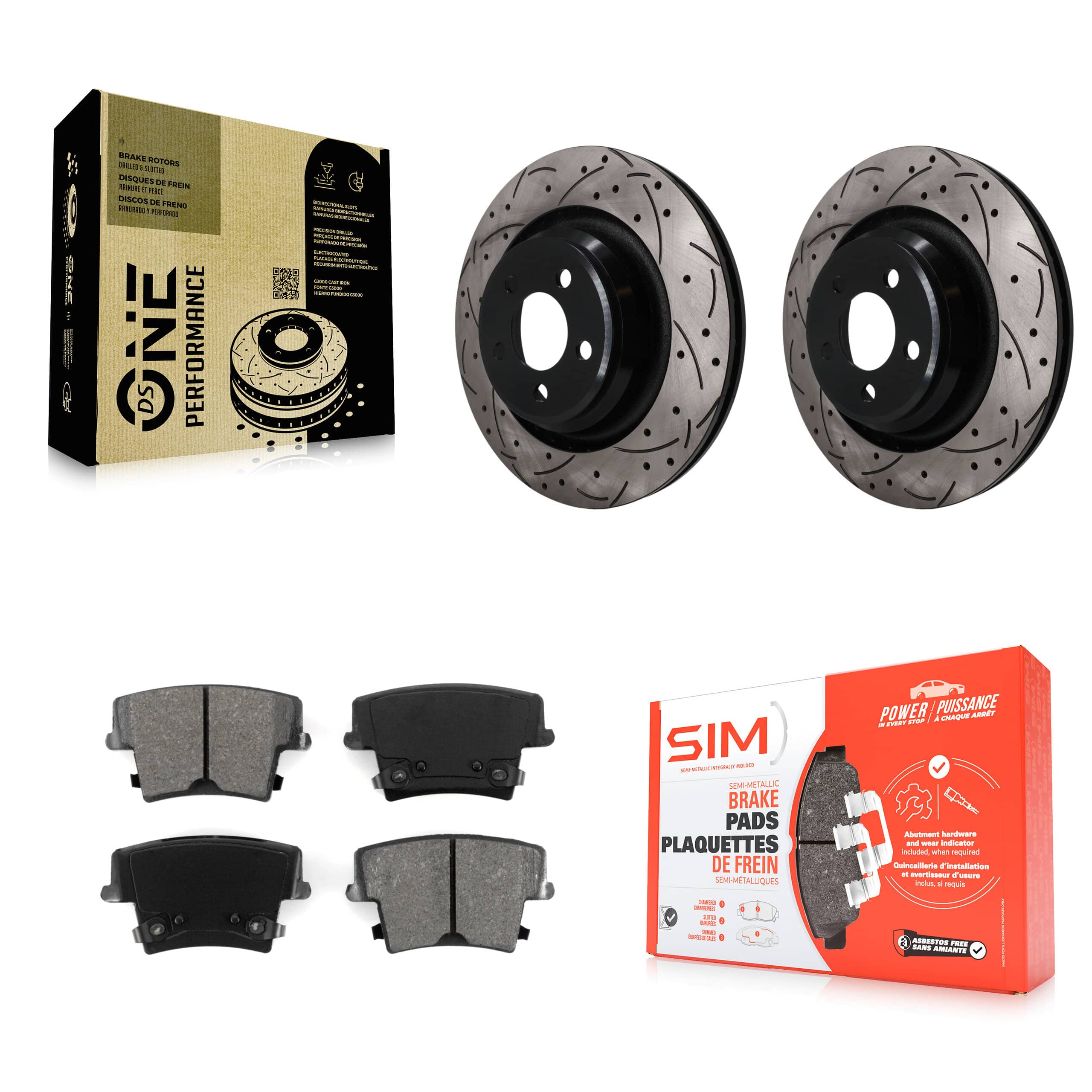Transit Auto - KDS-101659 - Rear Disc Brake Kits