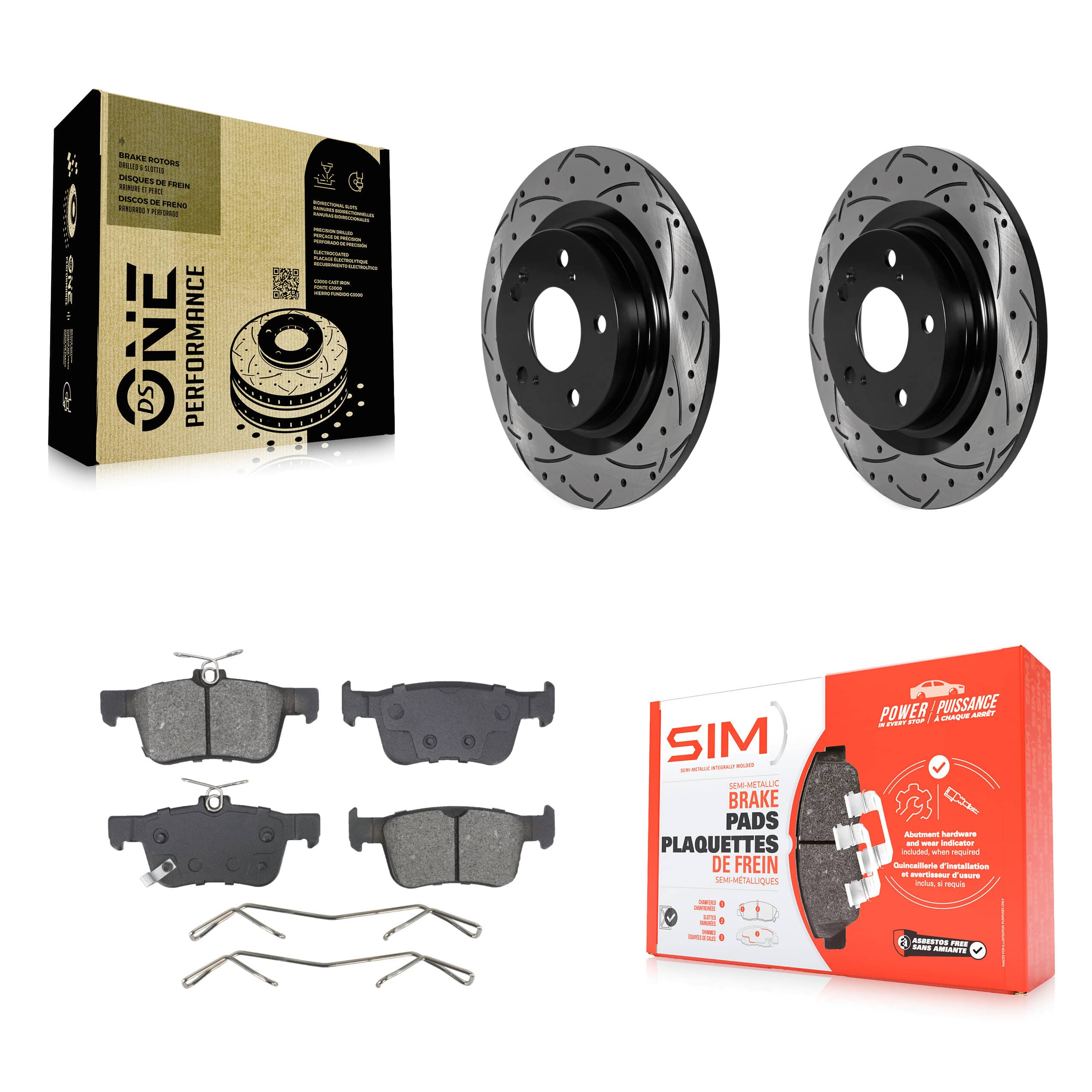 Transit Auto - KDS-101660 - Rear Disc Brake Kits