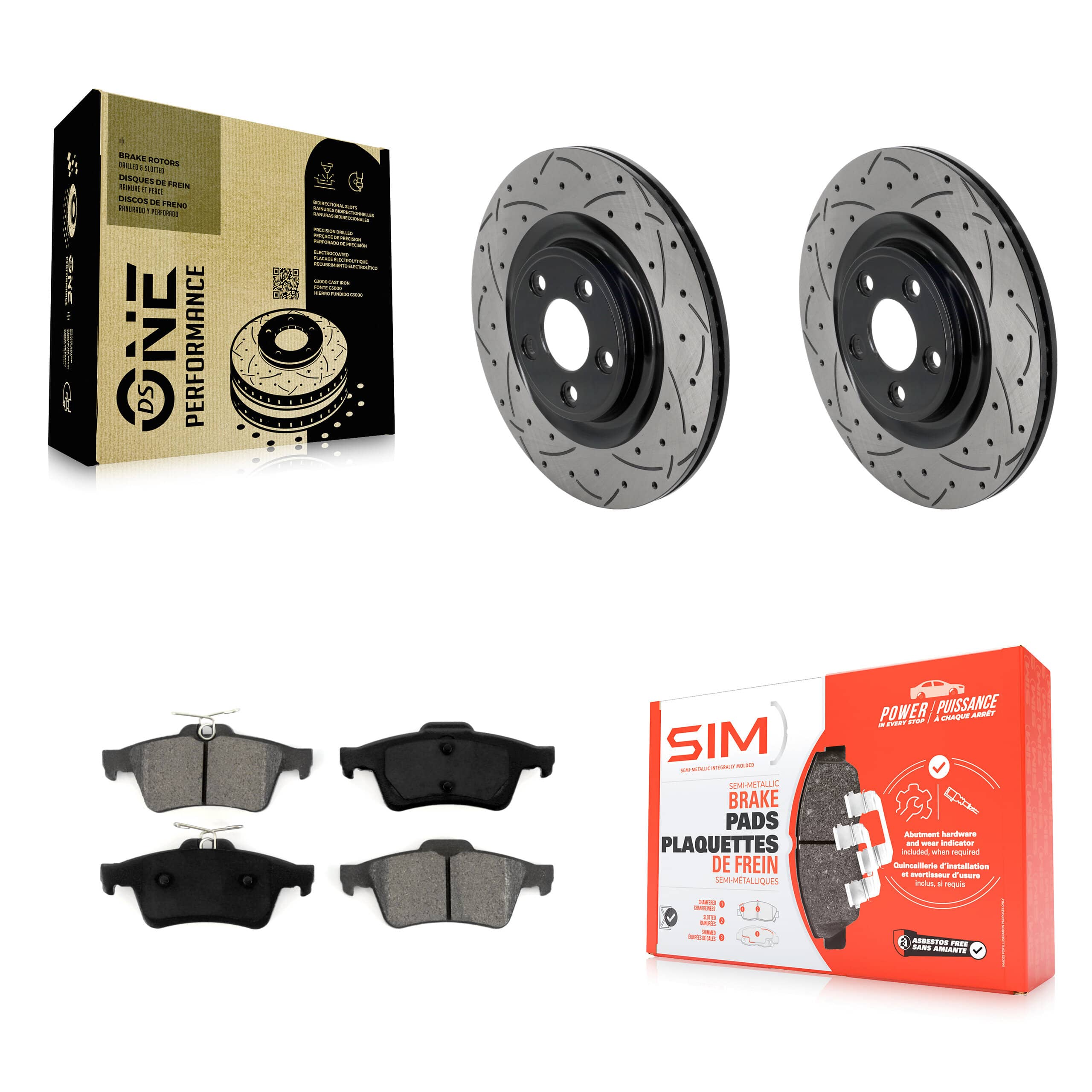 Transit Auto - KDS-101676 - Rear Disc Brake Kits
