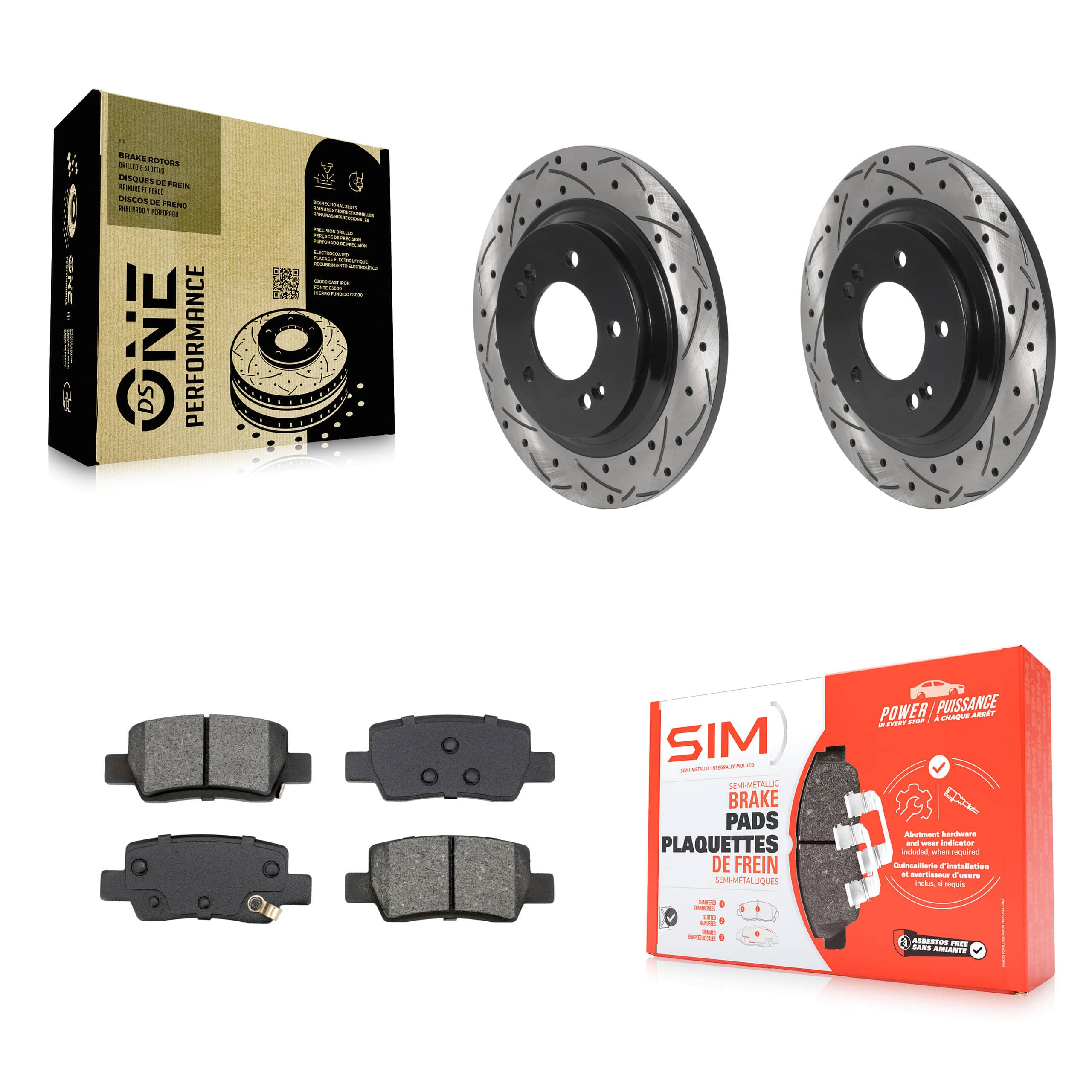 Transit Auto - KDS-101803 - Rear Disc Brake Kits