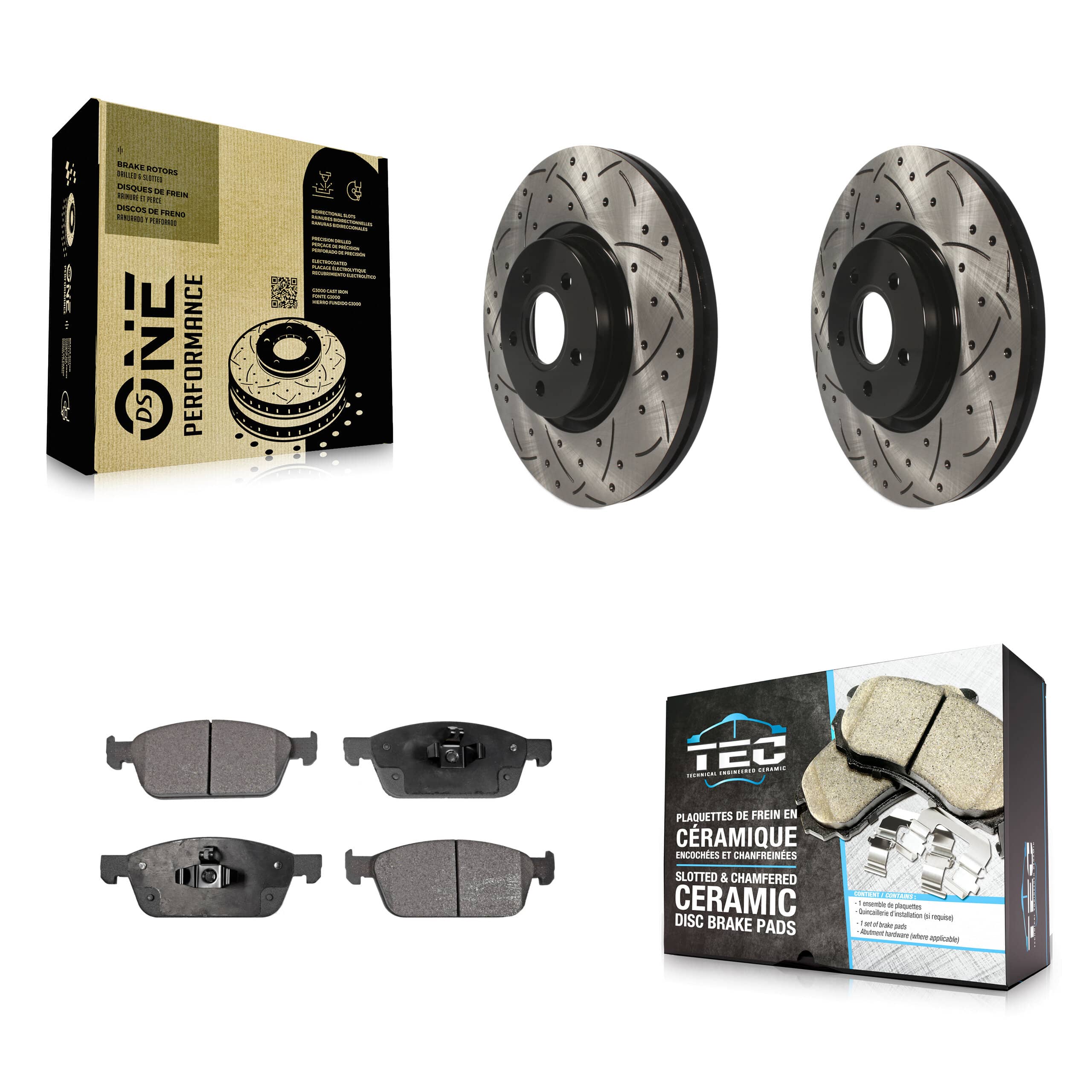 Transit Auto - KDT-100107 - Front Disc Brake Kits