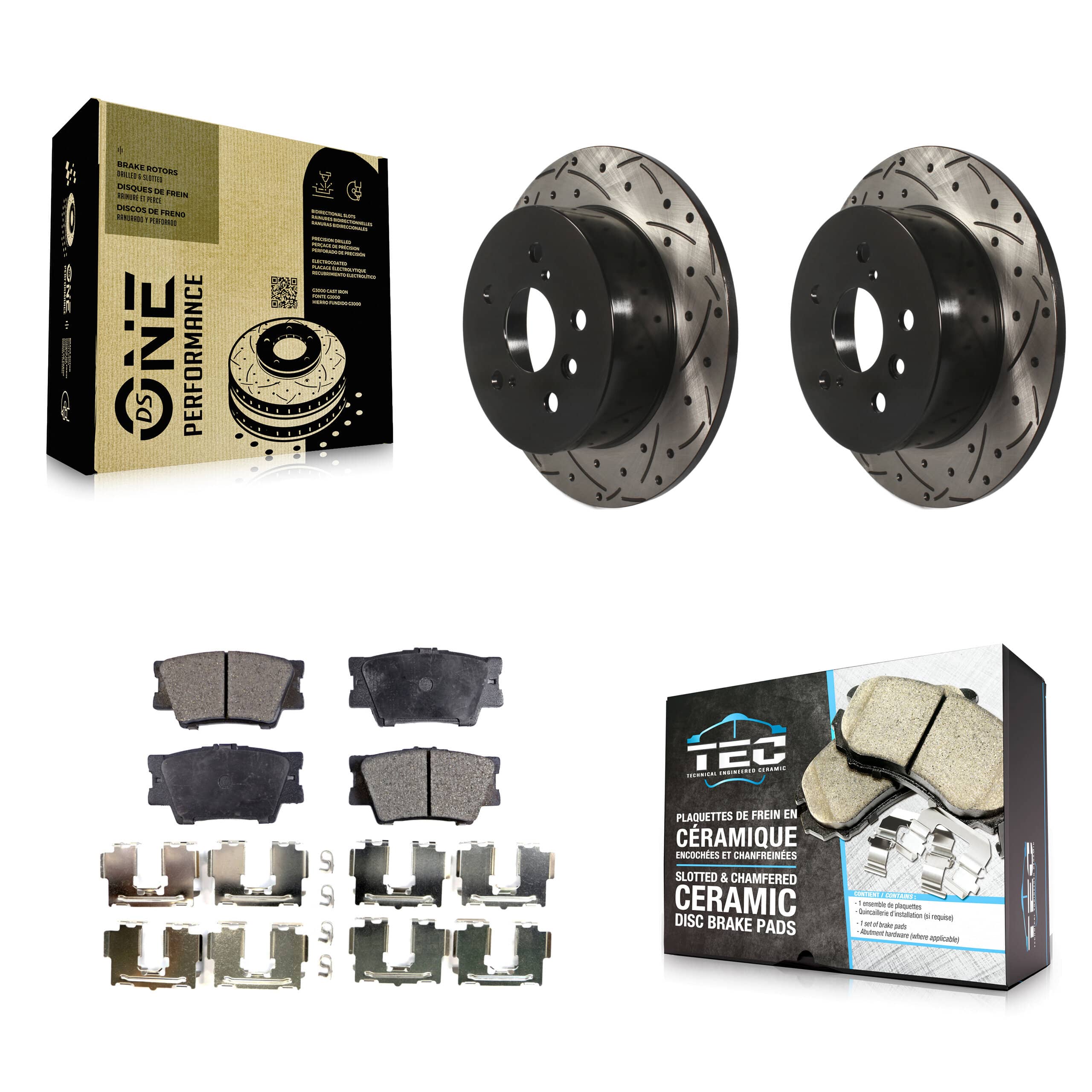 Transit Auto - KDT-100548 - Rear Disc Brake Kits
