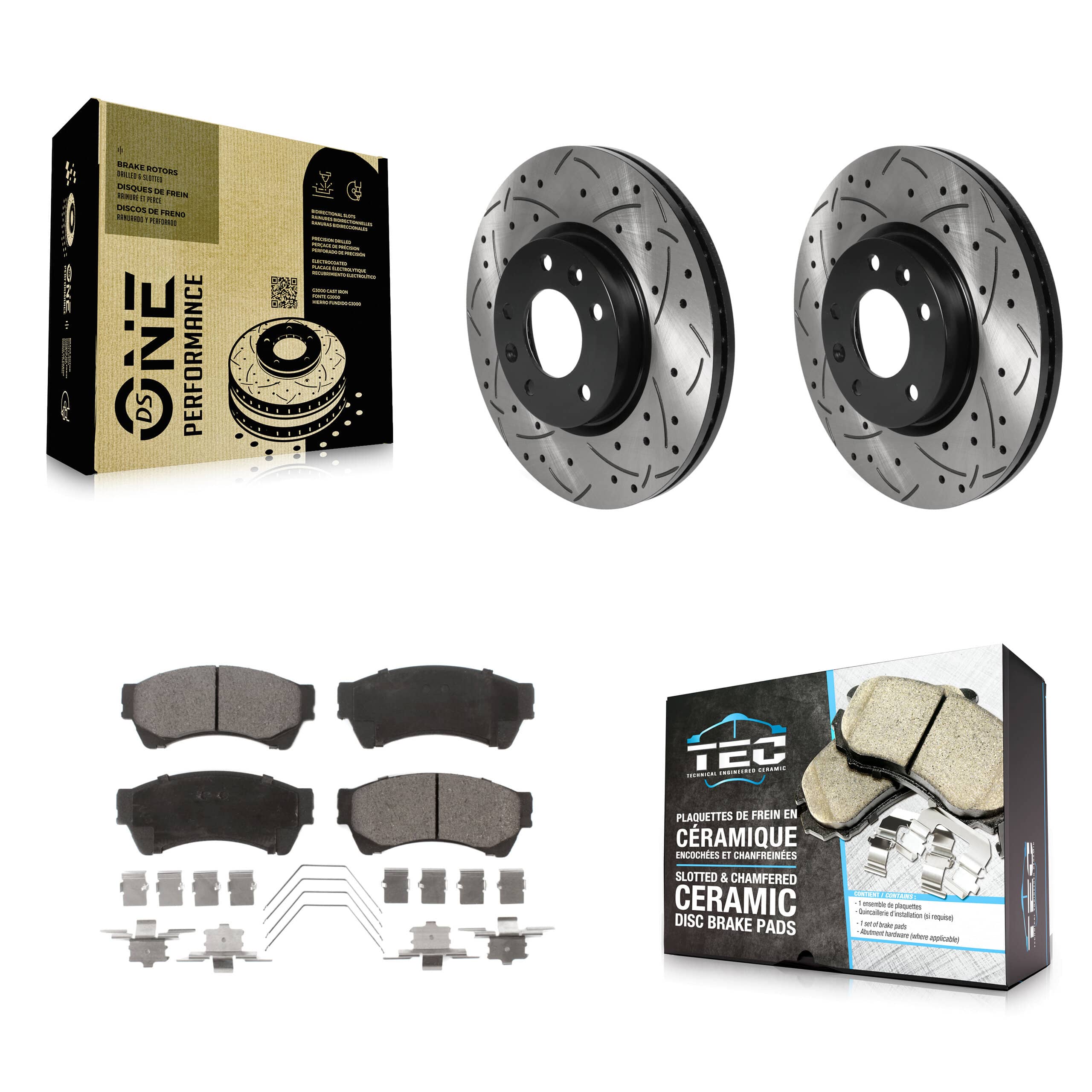 Transit Auto - KDT-100763 - Front Disc Brake Kits