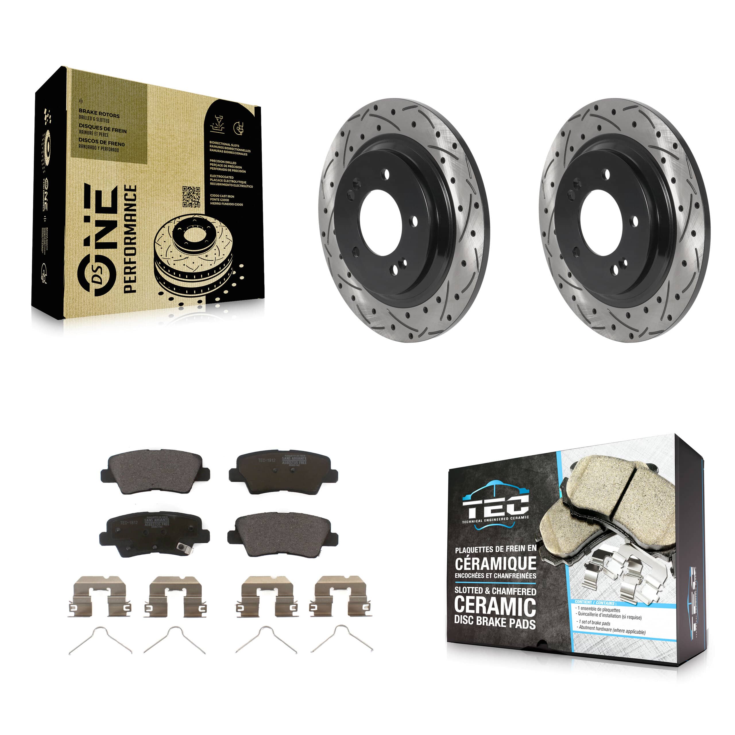 Transit Auto - KDT-100950 - Rear Disc Brake Kits