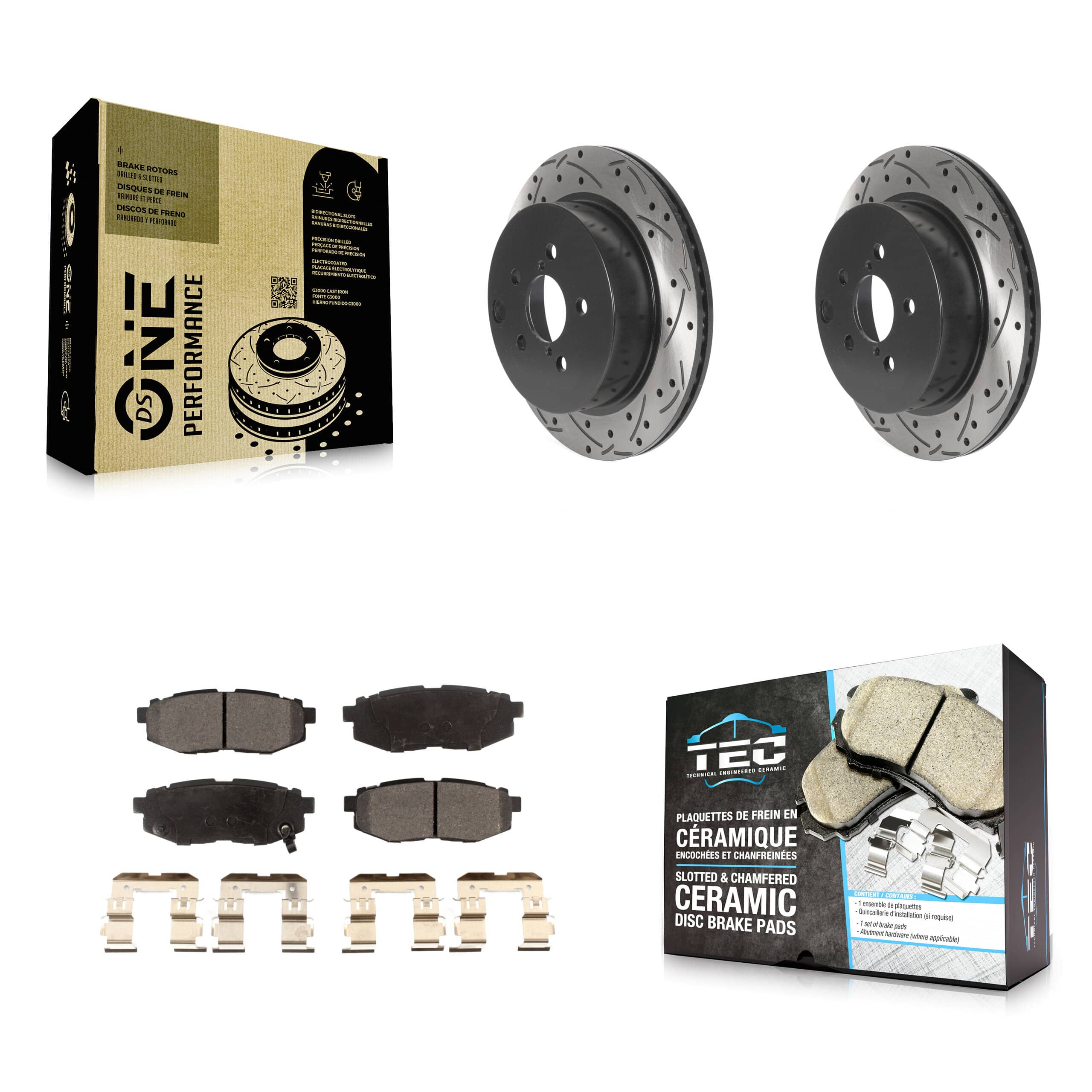 Transit Auto - KDT-100957 - Rear Disc Brake Kits