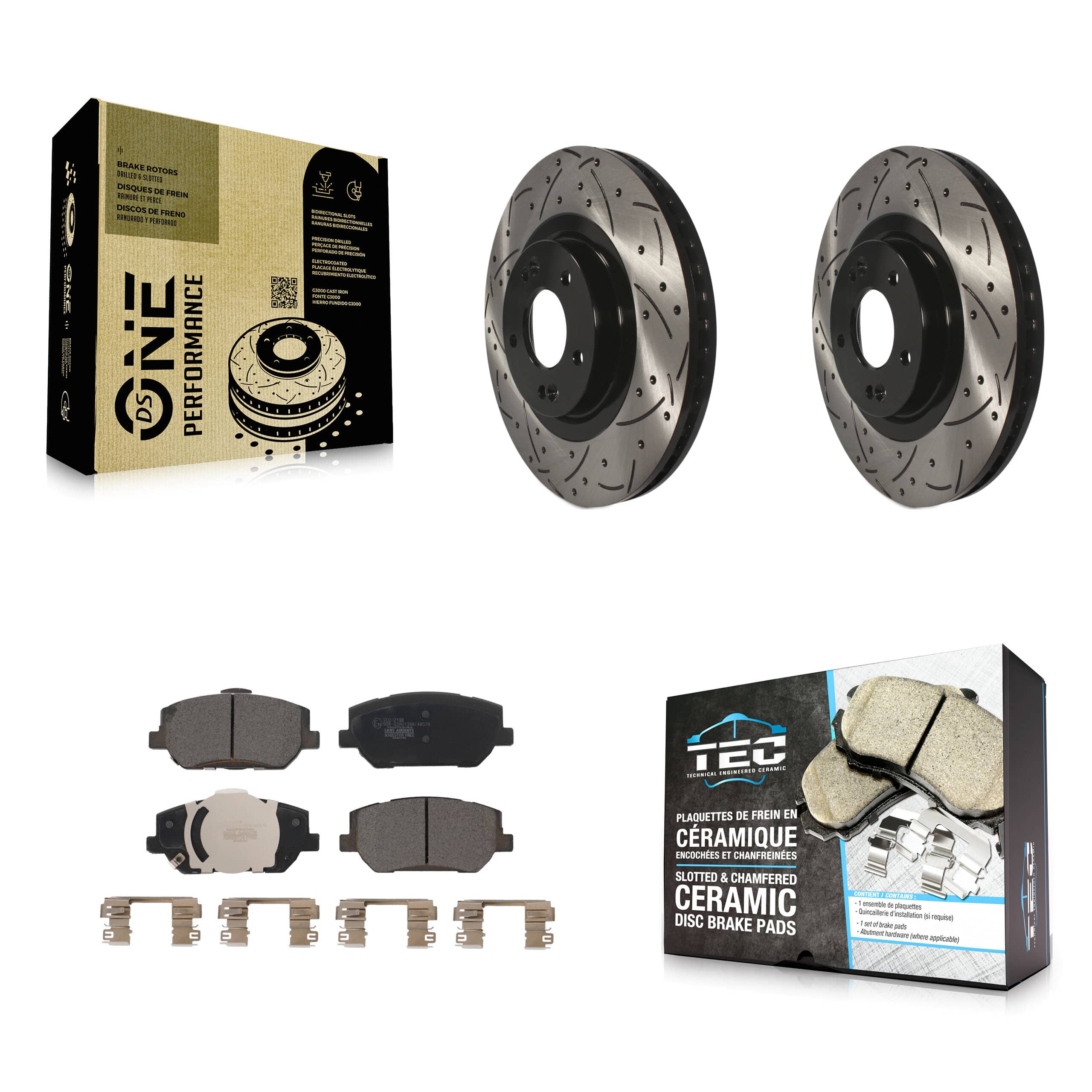 Transit Auto - KDT-101075 - Front Disc Brake Kits