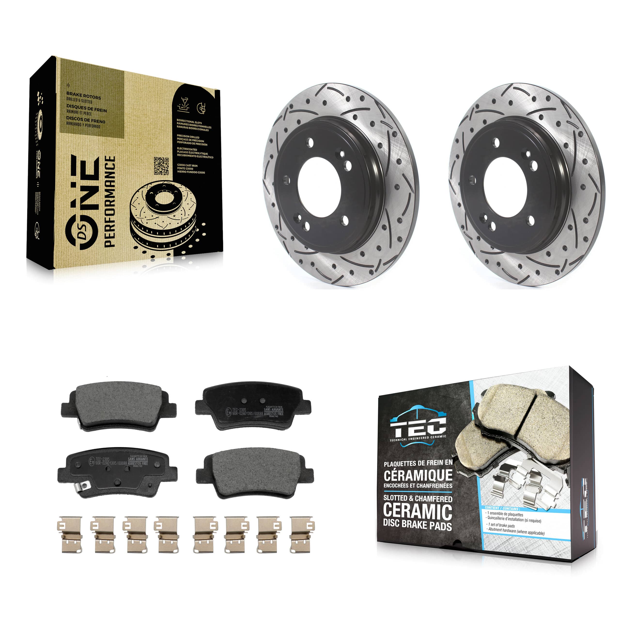 Transit Auto - KDT-101257 - Rear Disc Brake Kits