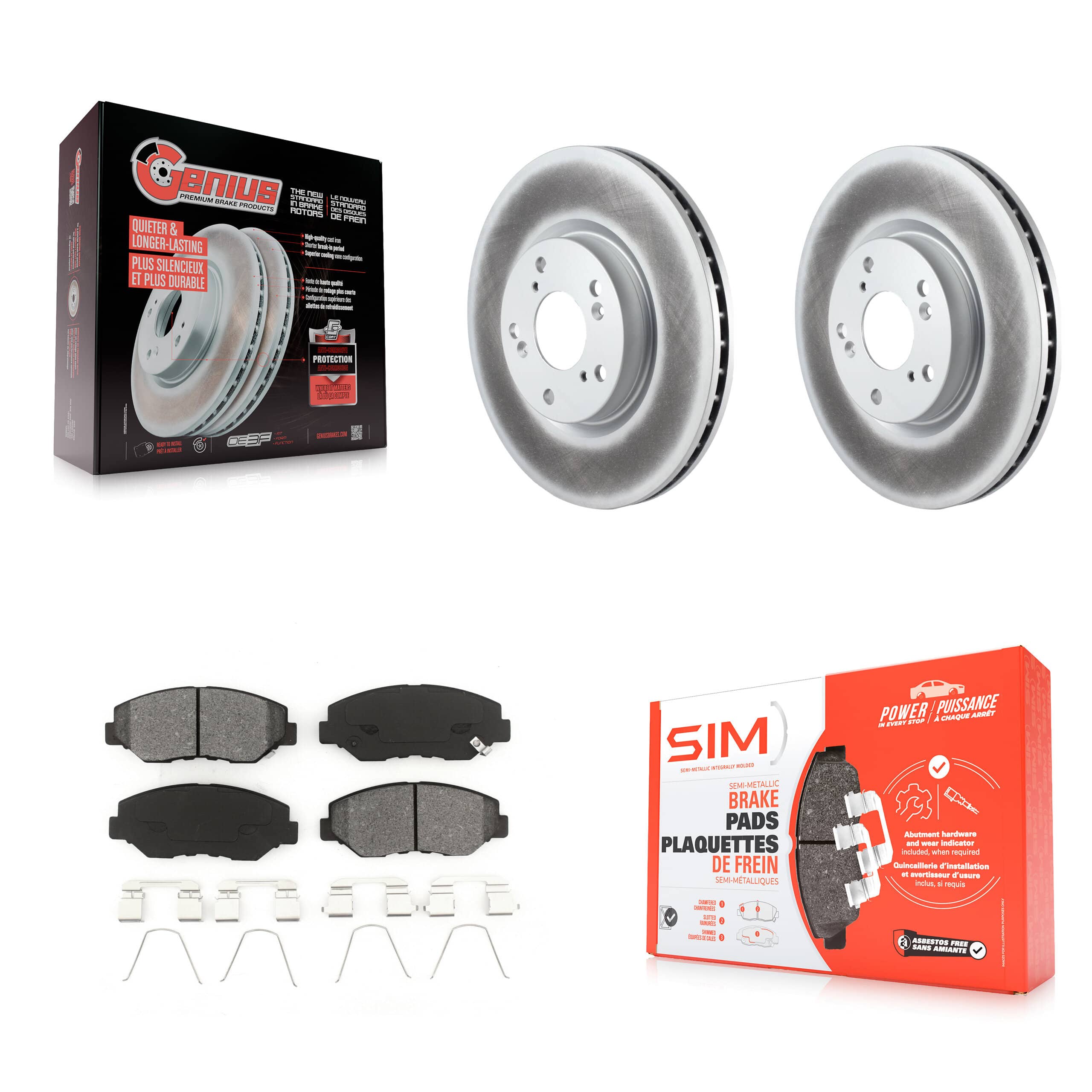 Transit Auto - KGS-100308 - Front Disc Brake Kits
