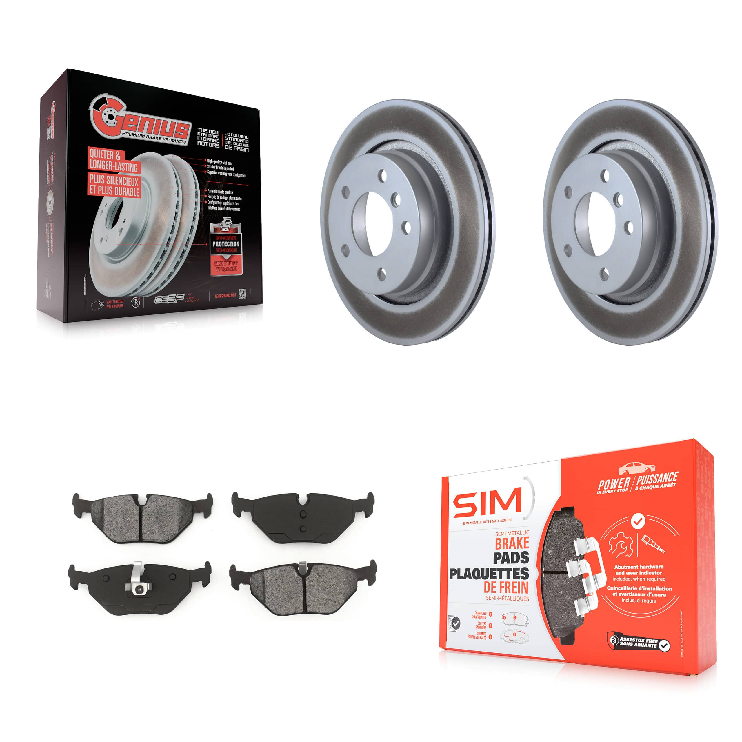 Transit Auto - KGS-101316 - Rear Disc Brake Kits