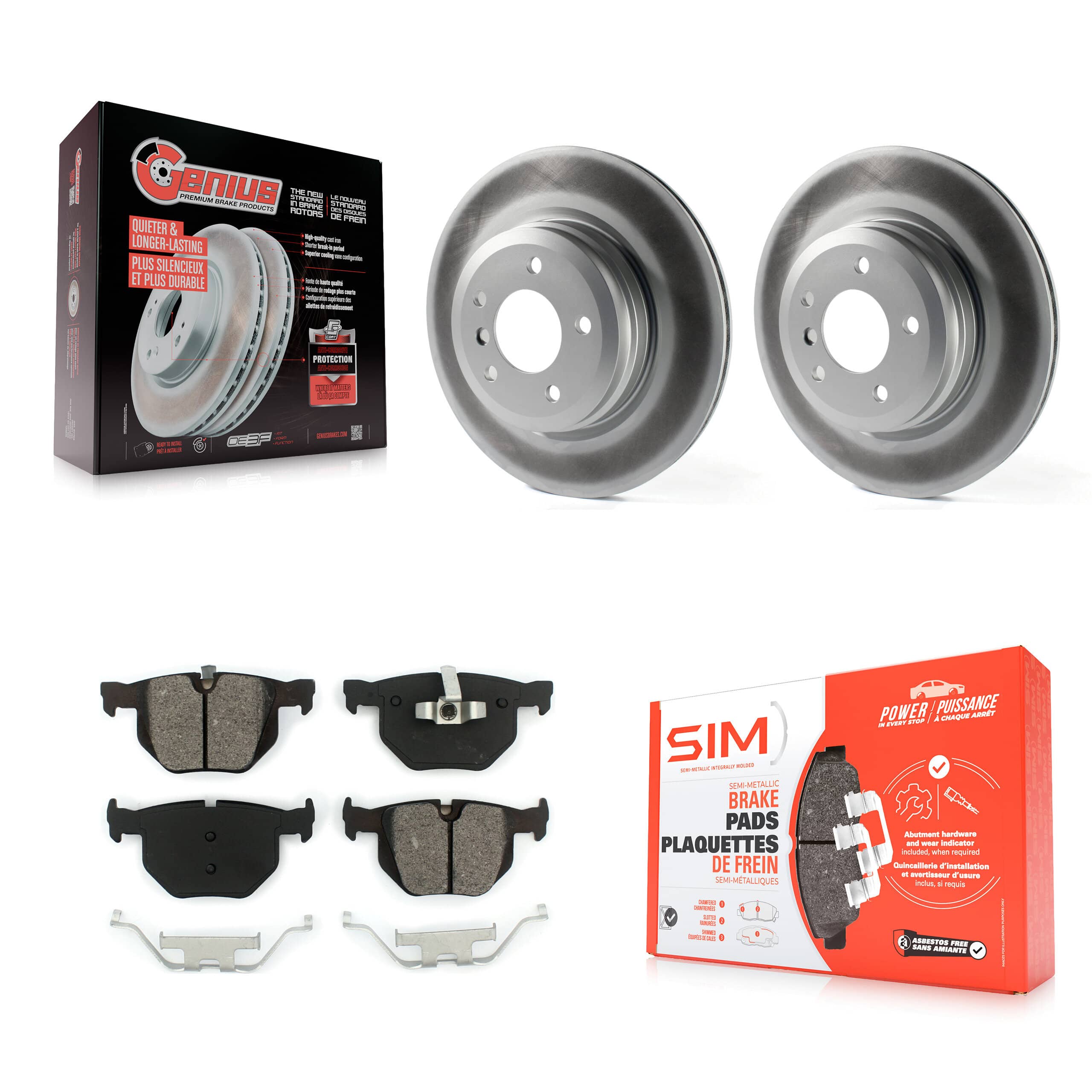 Transit Auto - KGS-101386 - Rear Disc Brake Kits