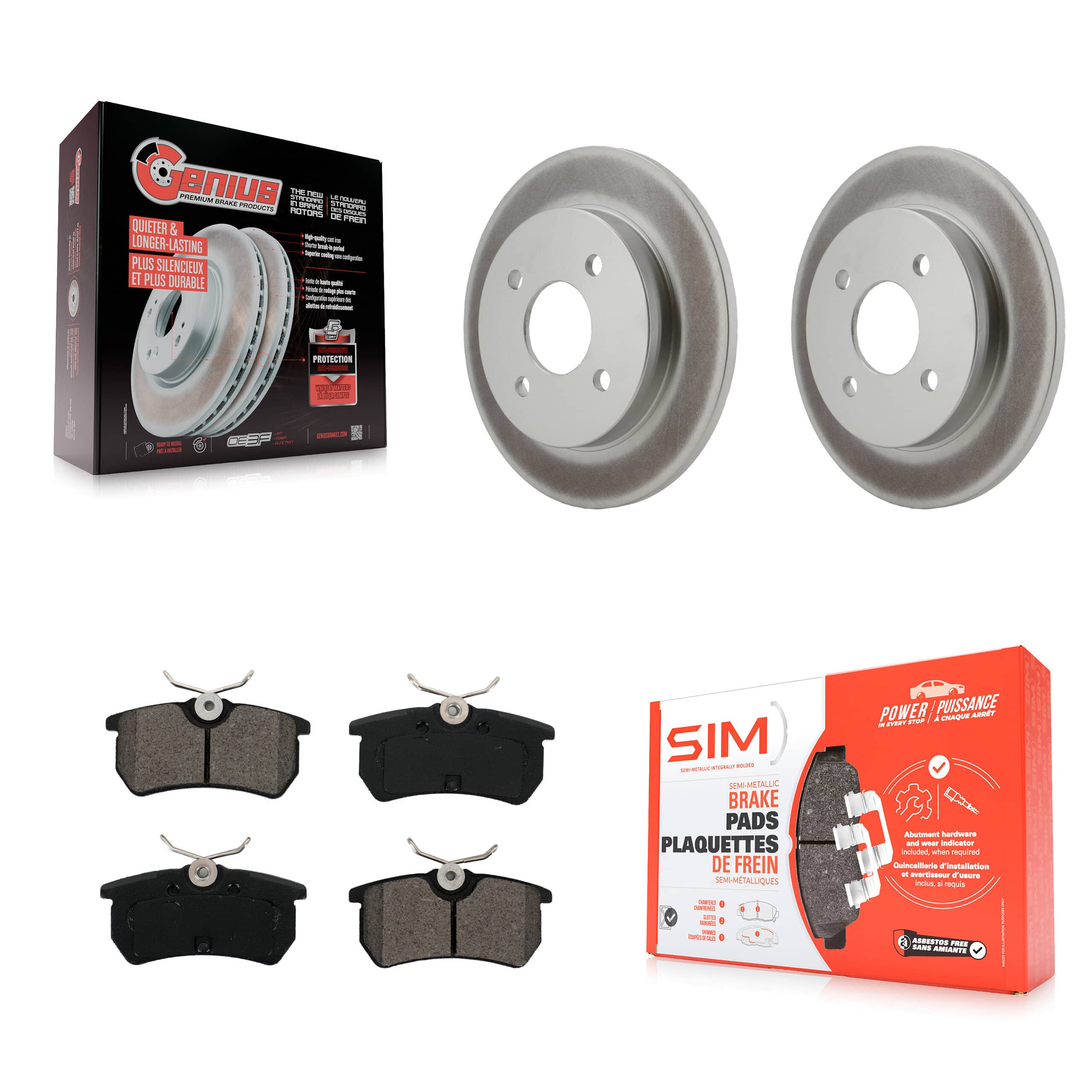 Transit Auto - KGS-101680 - Rear Disc Brake Kits