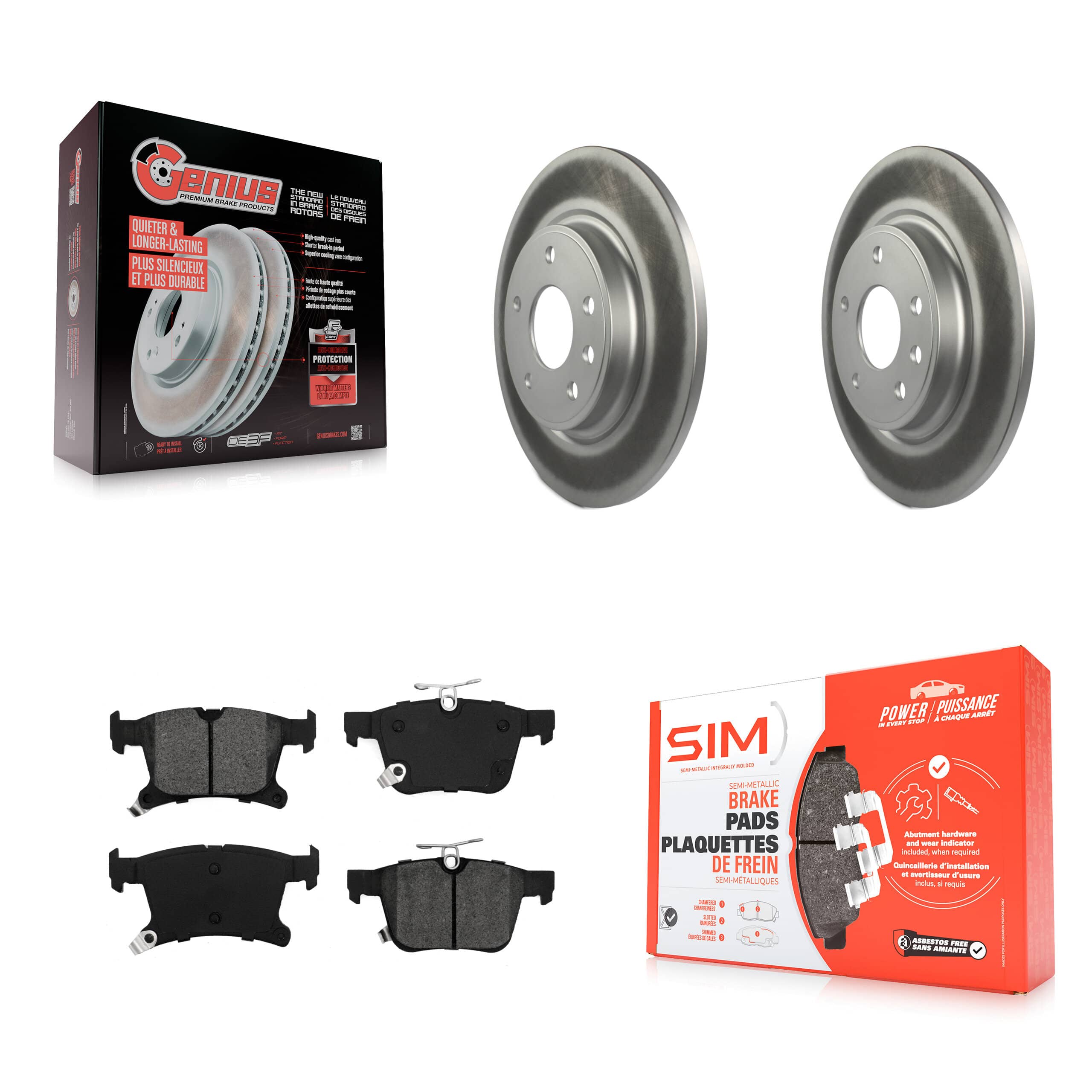 Transit Auto - KGS-102013 - Rear Disc Brake Kits